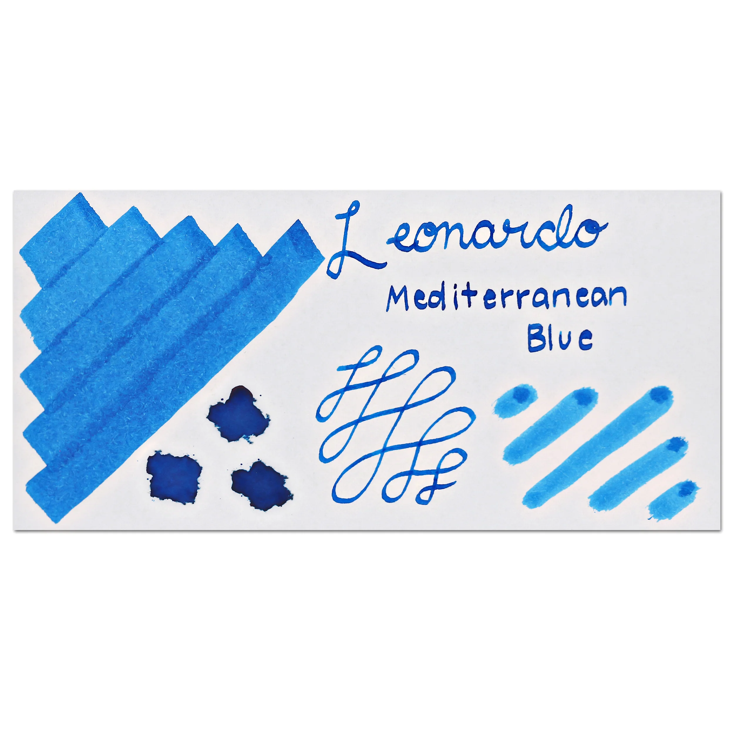 Leonardo Officina Bottled Ink in Asa Blue - 40 mL - Image 2