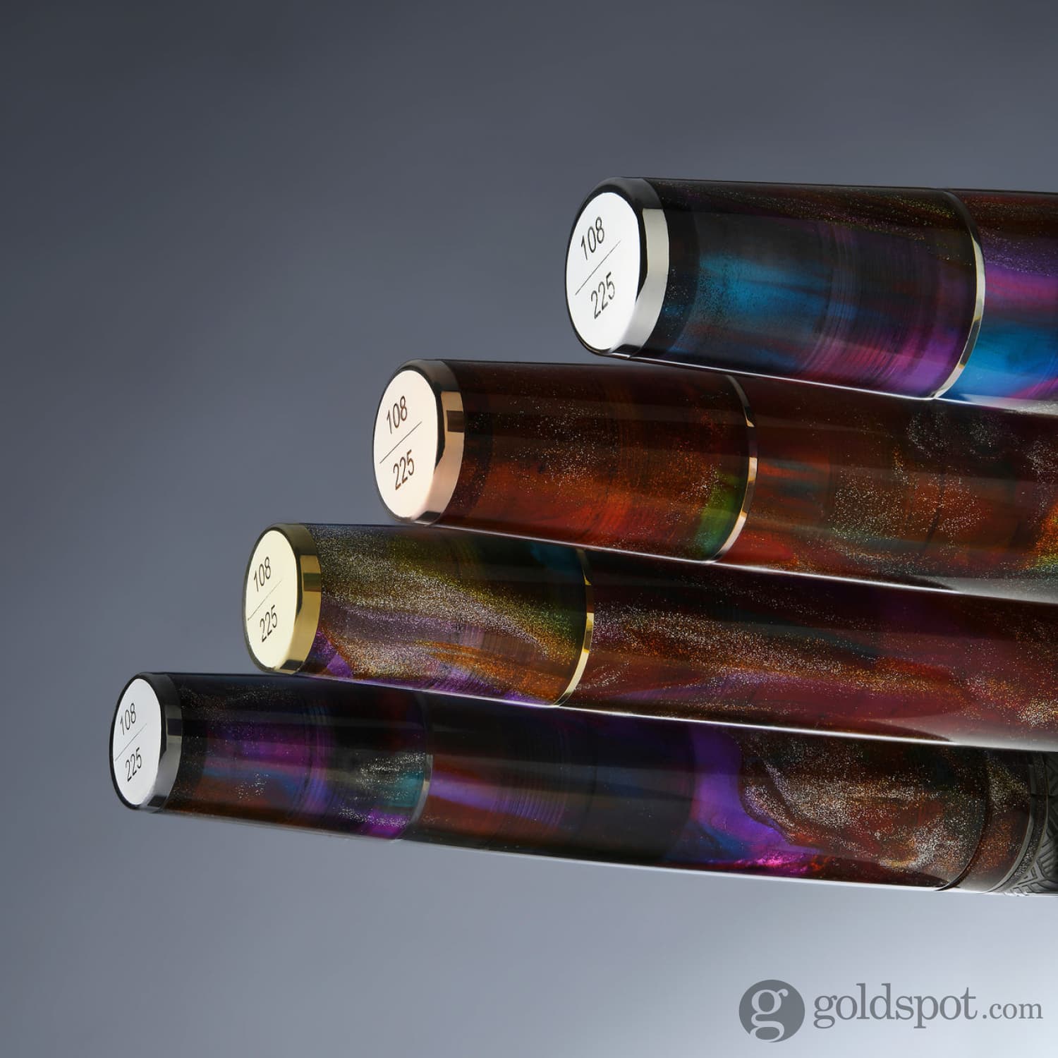 Leonardo Supernova Fountain Pen in Brooks PM5 No. 8 Size 14kt Gold - Image 11