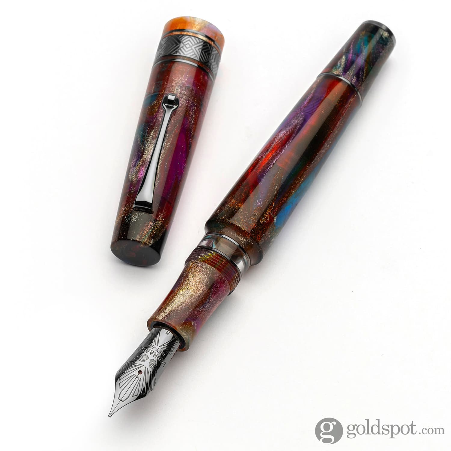 Leonardo Supernova Fountain Pen in Brooks PM5 No. 8 Size 14kt Gold - Image 4