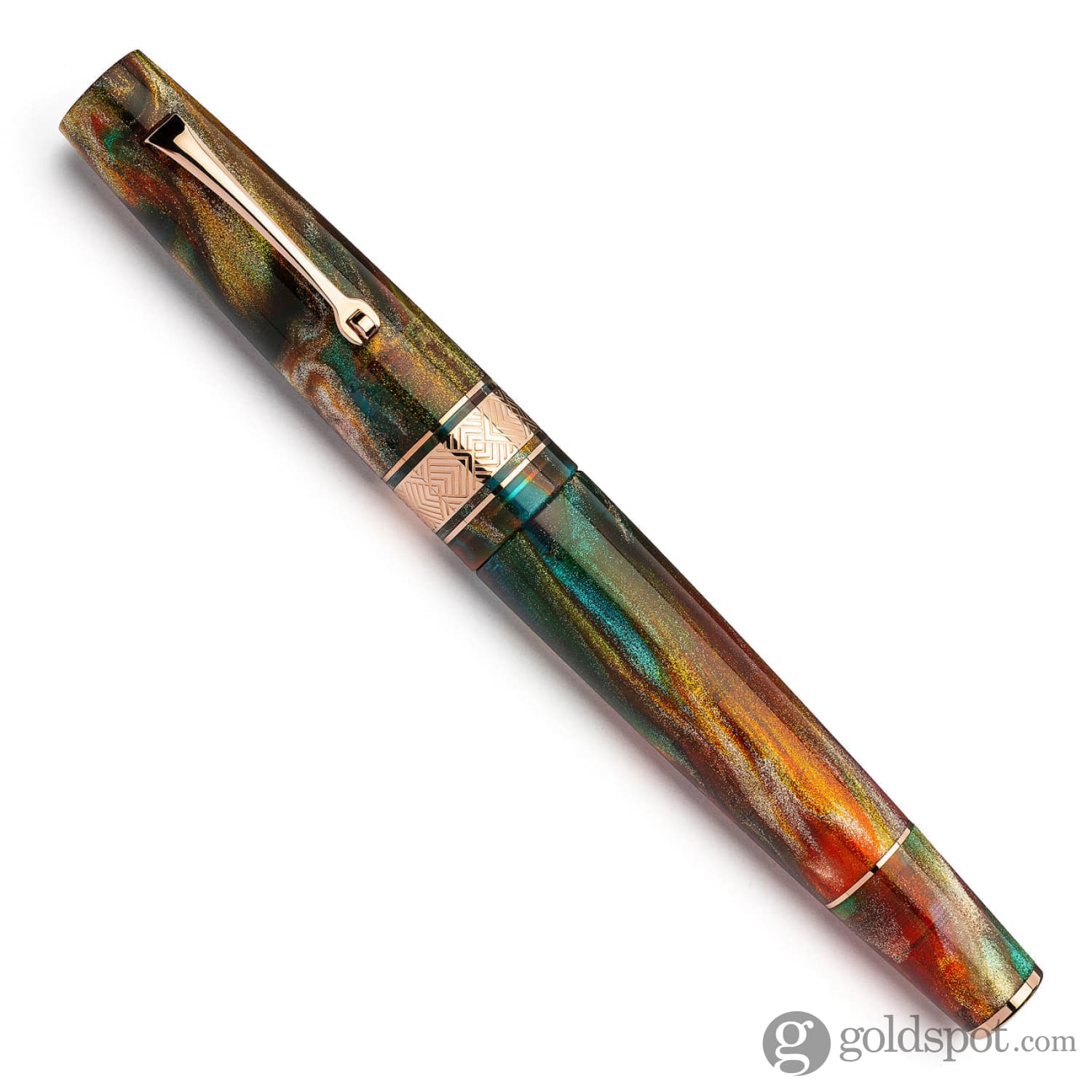 Leonardo Supernova Fountain Pen in Brooks PM5 No. 8 Size 14kt Gold - Image 7