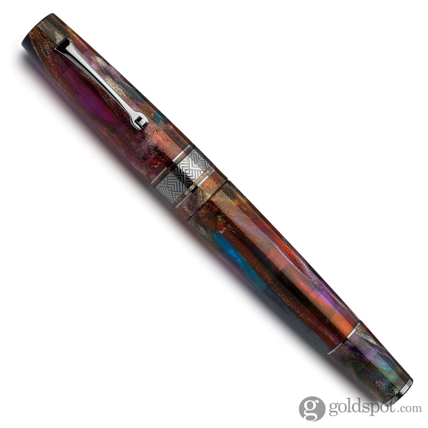 Leonardo Supernova Fountain Pen in Brooks PM5 No. 8 Size 14kt Gold - Image 8