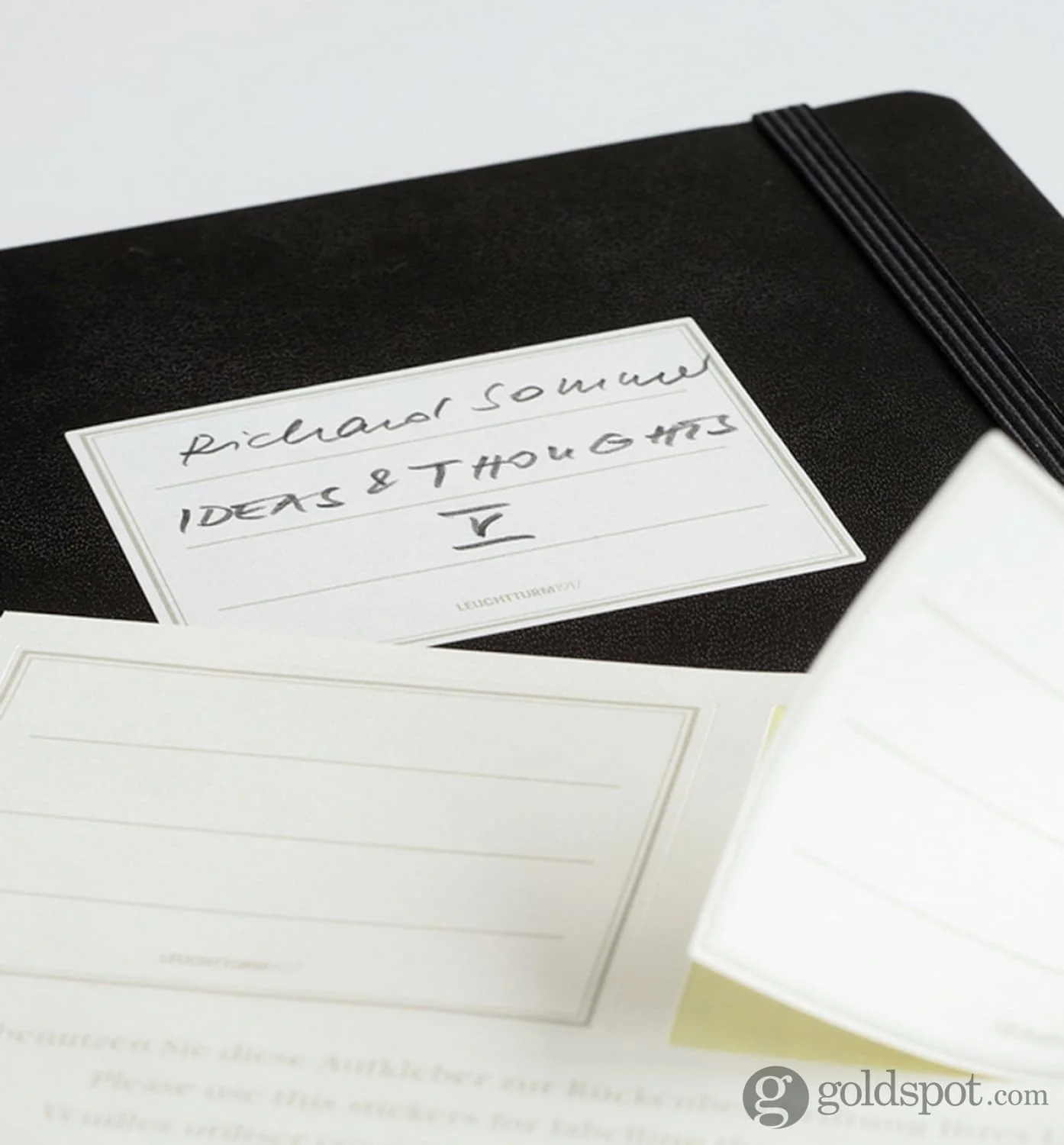 Leuchtturm 1917 Ruled Hardcover Lined Notebook in Black - A5 - Image 5