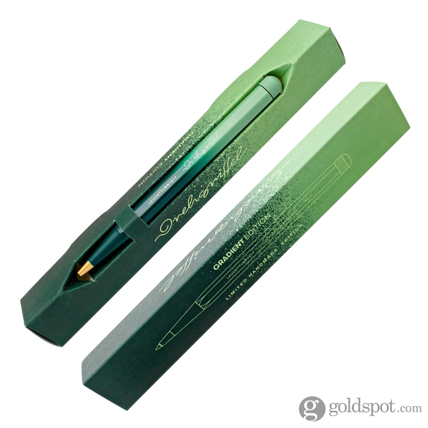 Leuchtturm 1917 Drehgriffel Nr. 1 Gradient Ballpoint Pen in Forest Green / Sage - Image 2