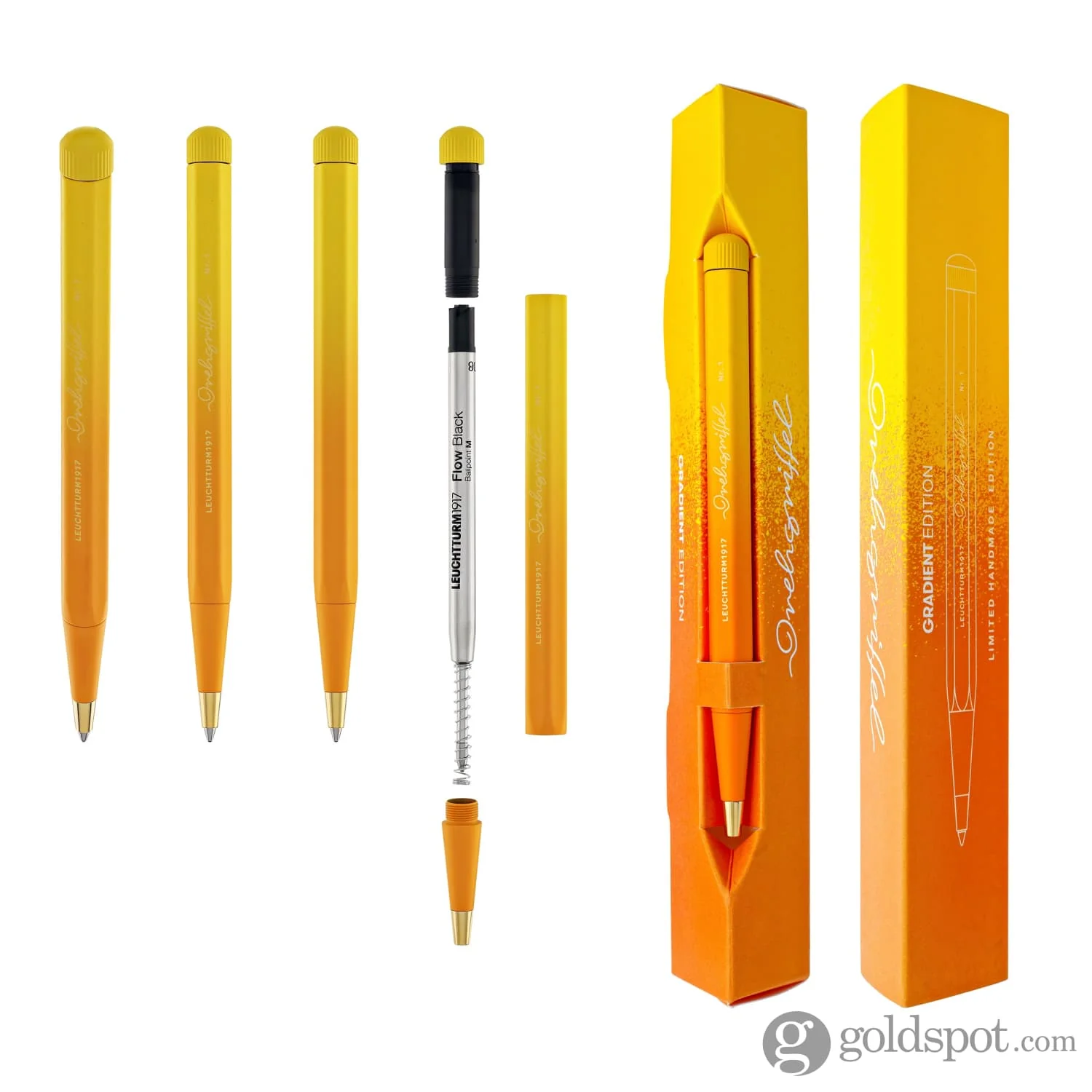 Leuchtturm 1917 Drehgriffel Nr. 1 Gradient Ballpoint Pen in Rising Sun / Lemon - Image 6