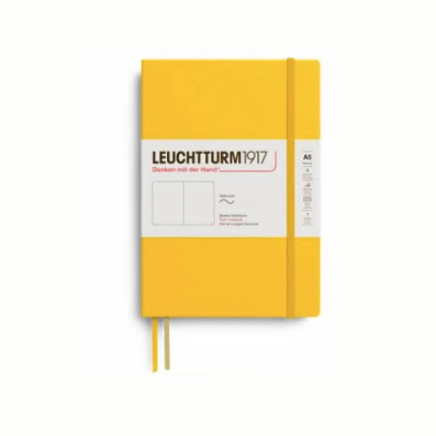 Leuchtturm 1917 "Grow Your Mind" Medium Hardcover Notebook in Sunflower - A5