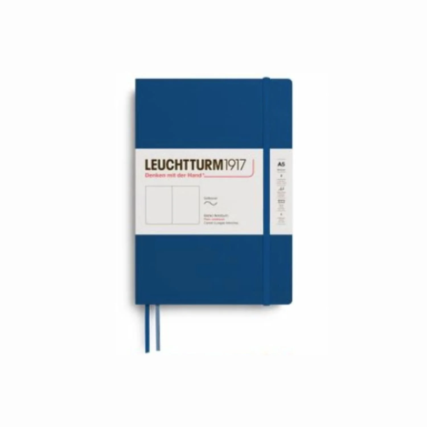 Leuchtturm 1917 "Grow Your Mind" Medium Softcover Notebook in Indigo - A5