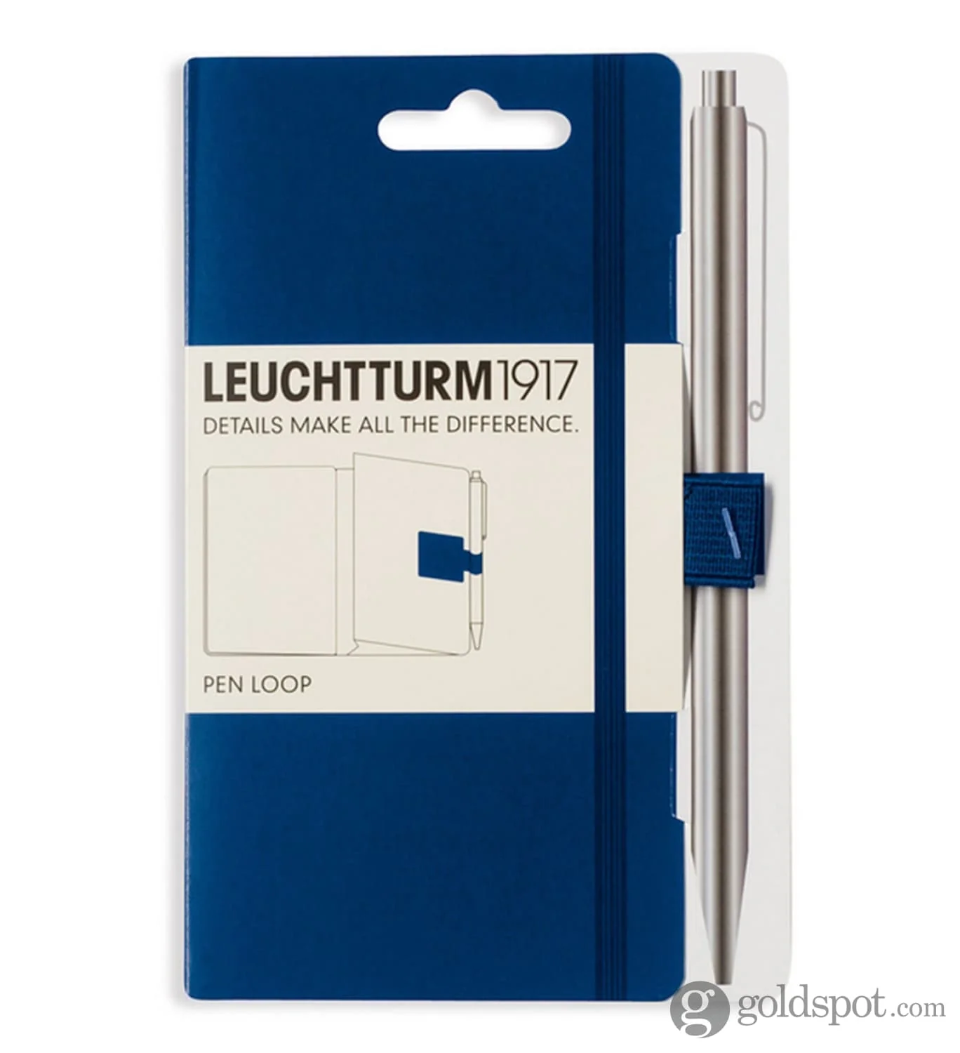 Leuchtturm 1917 Pen Loop in Navy Blue - Image 3