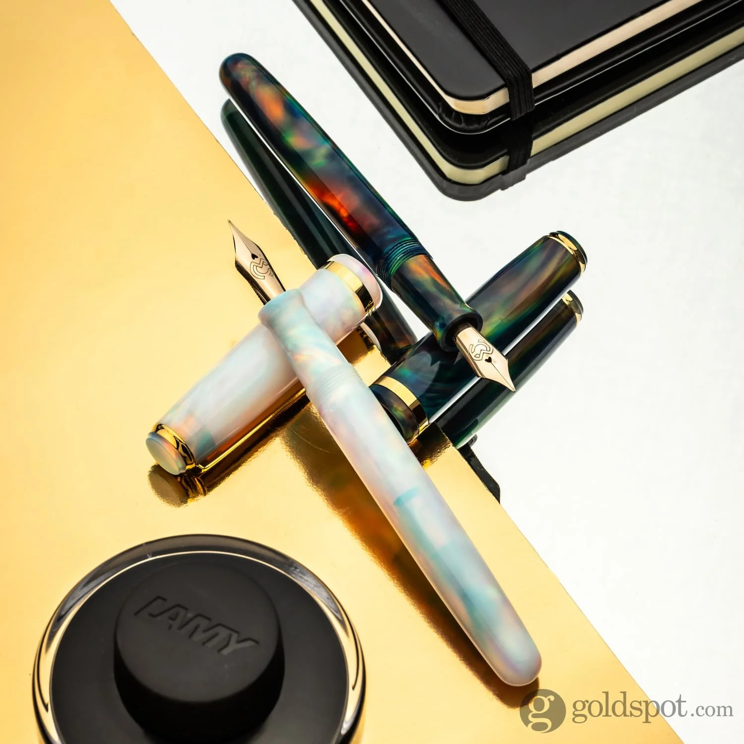 Magna Carta MAG 650 Fountain Pen in OPAREX Lava Black - 14kt Gold Flex Nib - Image 12