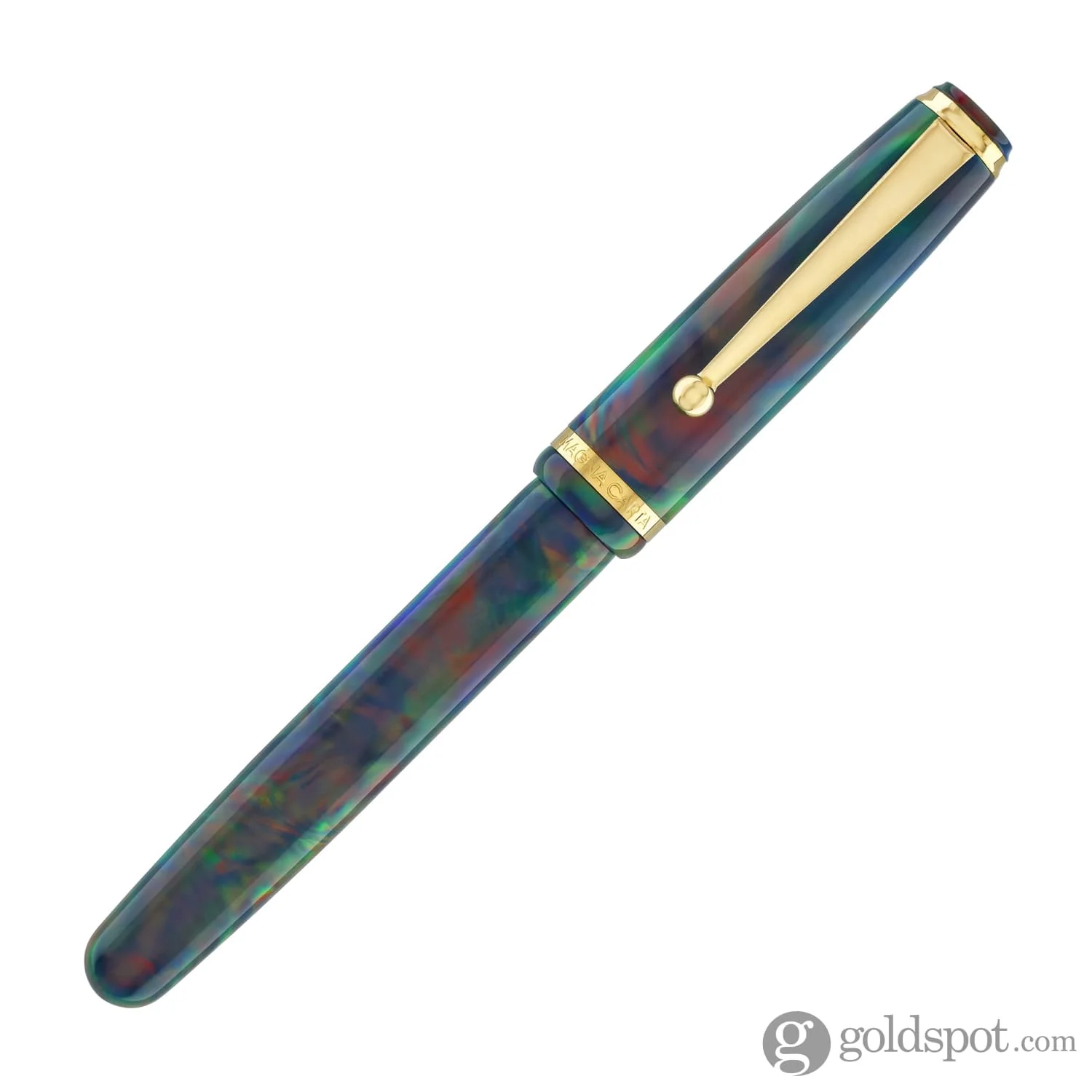 Magna Carta MAG 650 Fountain Pen in OPAREX Lava Black - 14kt Gold Flex Nib - Image 3