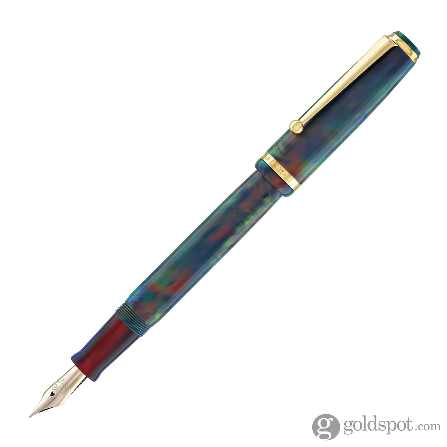 Magna Carta MAG 650 Fountain Pen in OPAREX Lava Black - 14kt Gold Flex Nib - Image 5