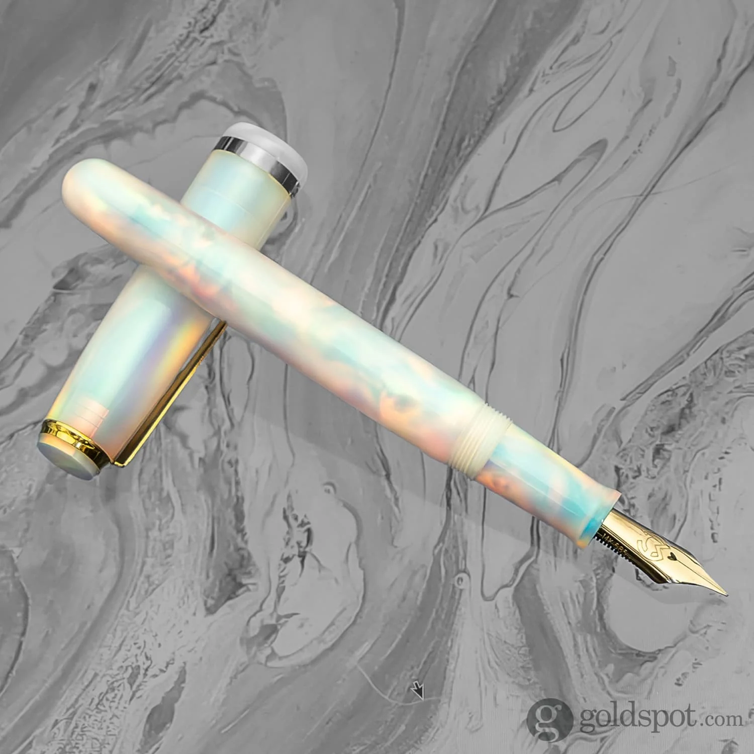 Magna Carta MAG 650 Fountain Pen in OPAREX Rainbow - 14kt Gold Flex Nib - Image 12