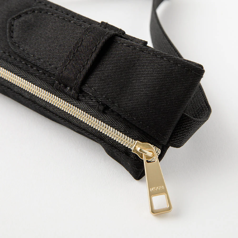 Midori Book Band Pen Case for B6 to A5 in Black - Image 3