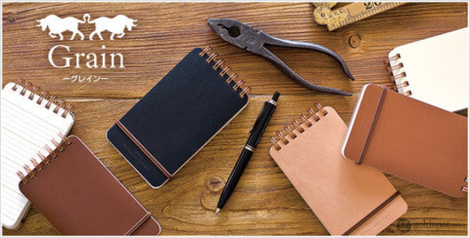 Midori Grain Memo Pad in Dark Brown - Image 5