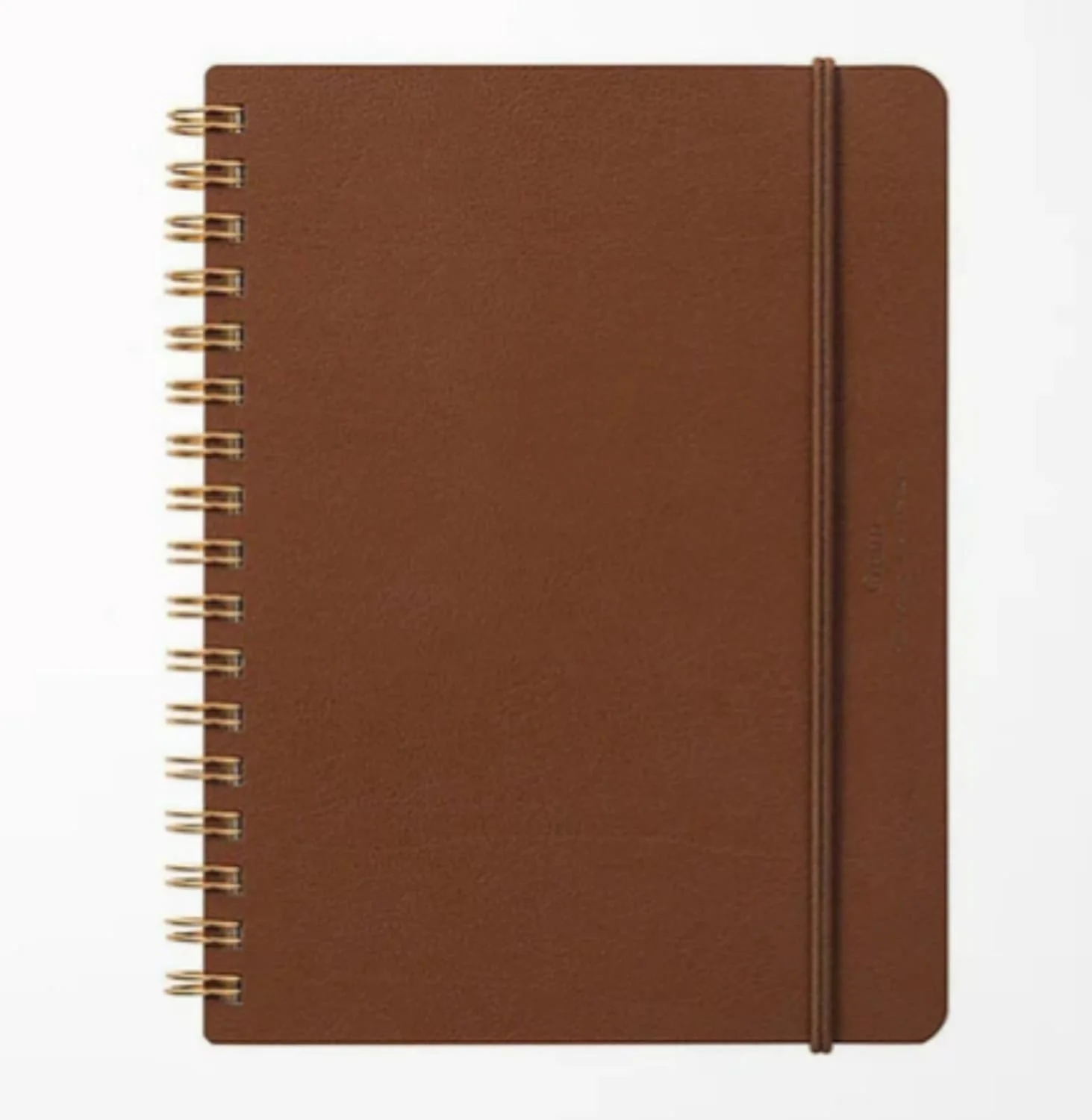 Midori Grain Notebook B6 in Dark Brown
