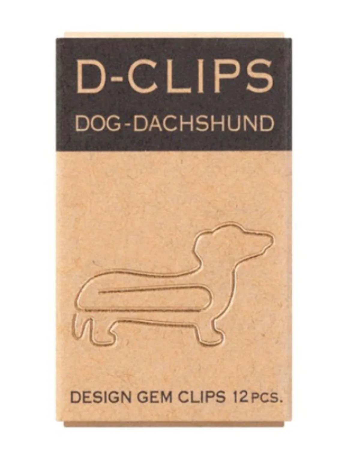 Midori Mini Box D-Clips in Dachshund A