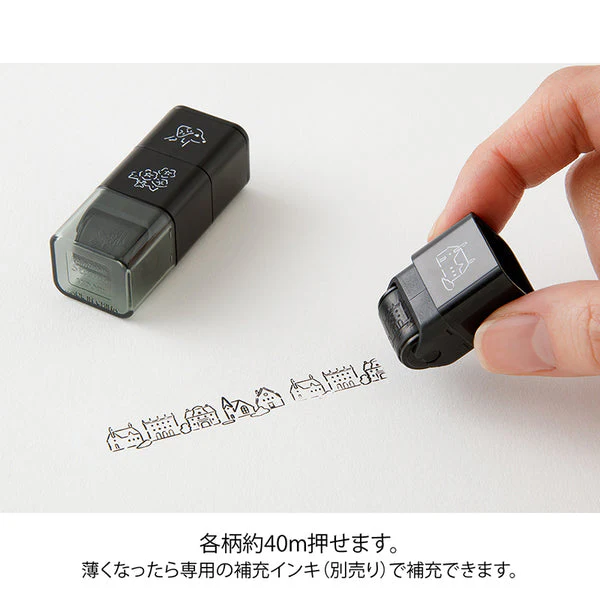 Midori Paintable Roller Stamp in Dog & Landscape - Image 4