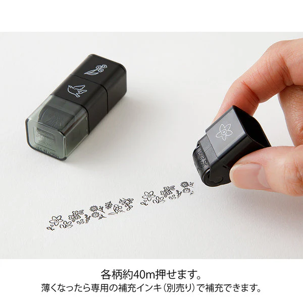 Midori Paintable Roller Stamp in Plant - Image 4