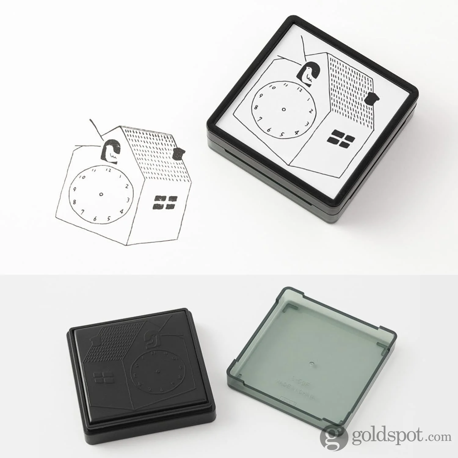 Midori Paintable Stamp Pre-Inked in Clock - Image 2