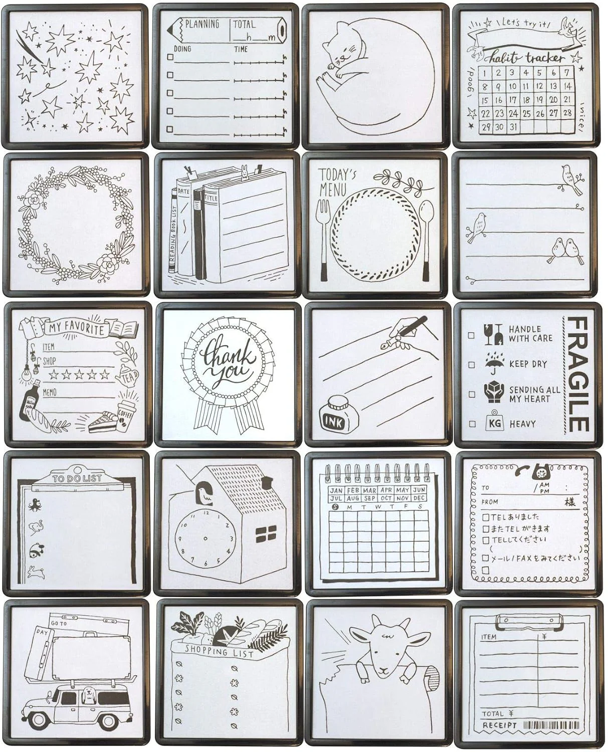 Midori Paintable Stamp Pre-Inked in Money - Image 7
