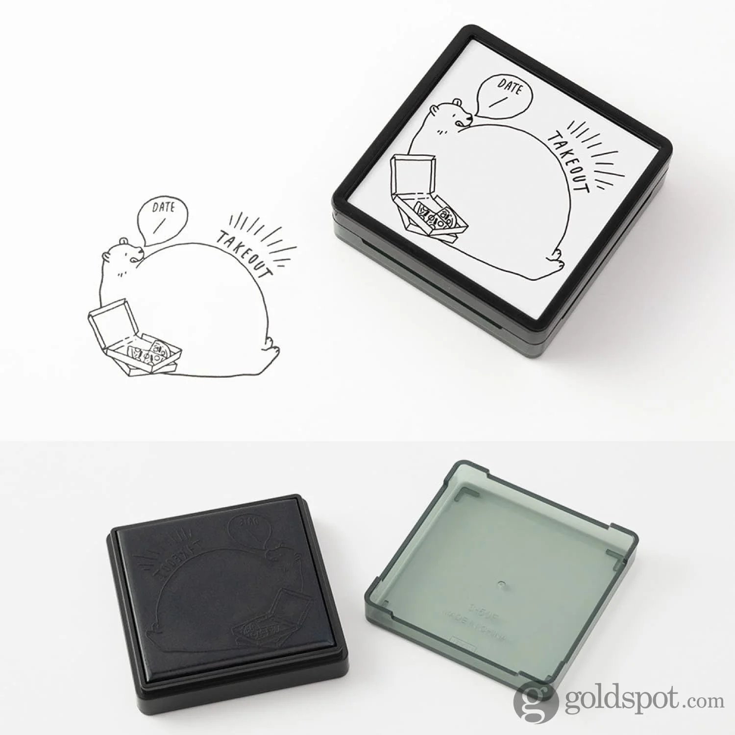 Midori Paintable Stamp Pre-Inked in Take-Out - Image 4