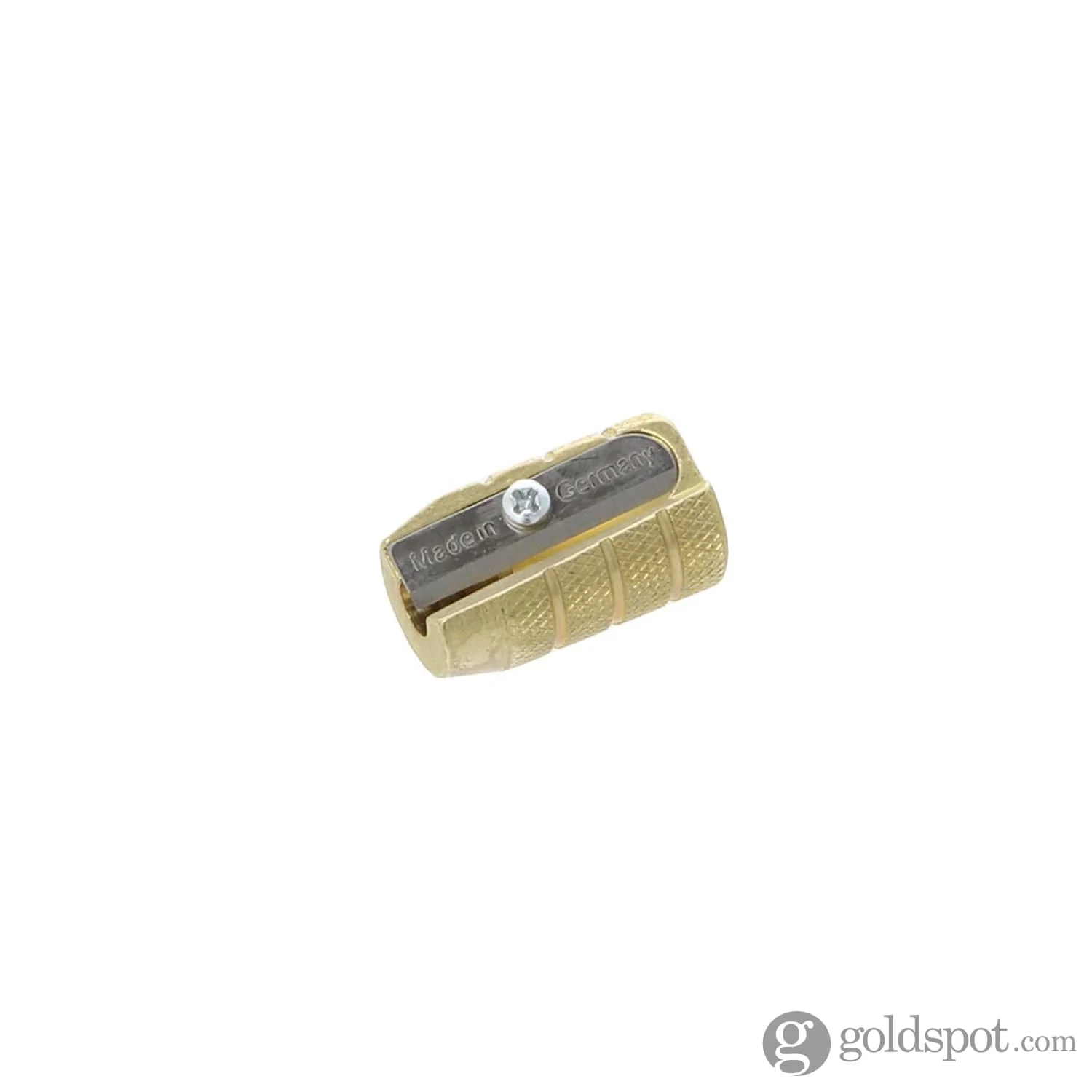 Mobius + Ruppert in Brass Artists Pencil Sharpener in Bullet / Grenade - Image 2