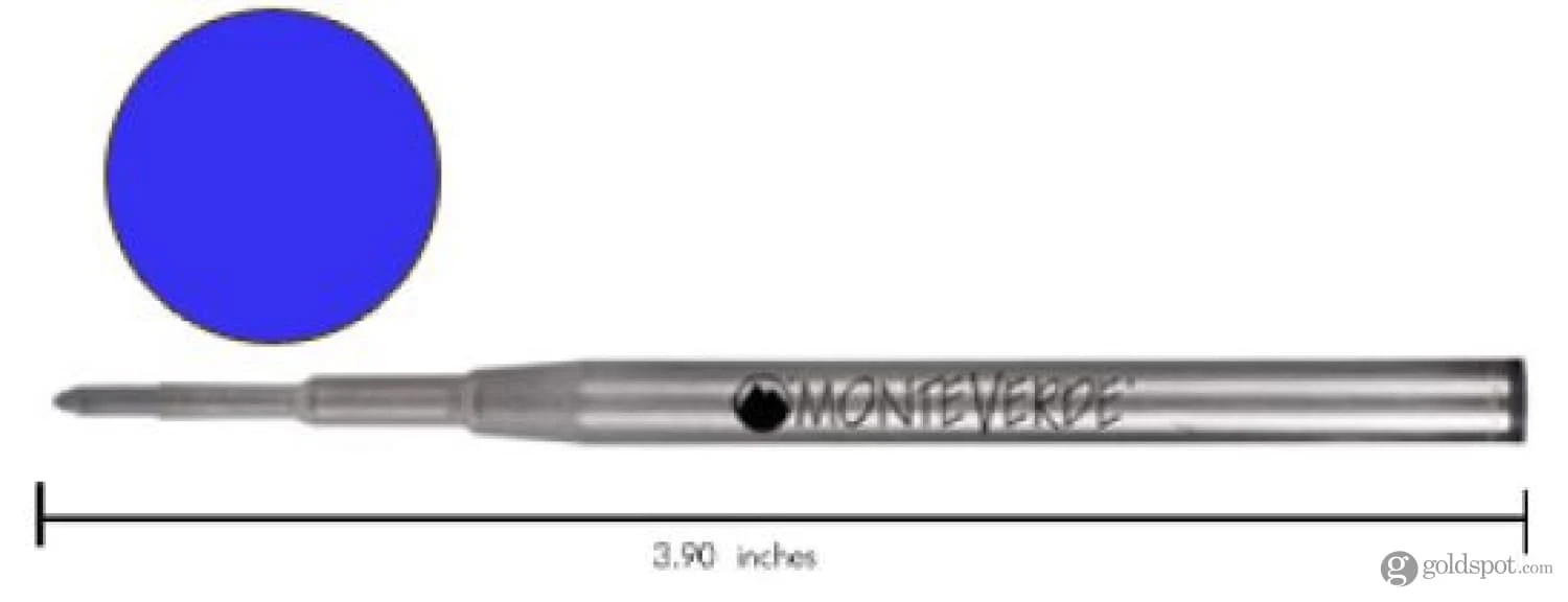 Montblanc Gel Pen Refill in Blue by Monteverde - Image 2