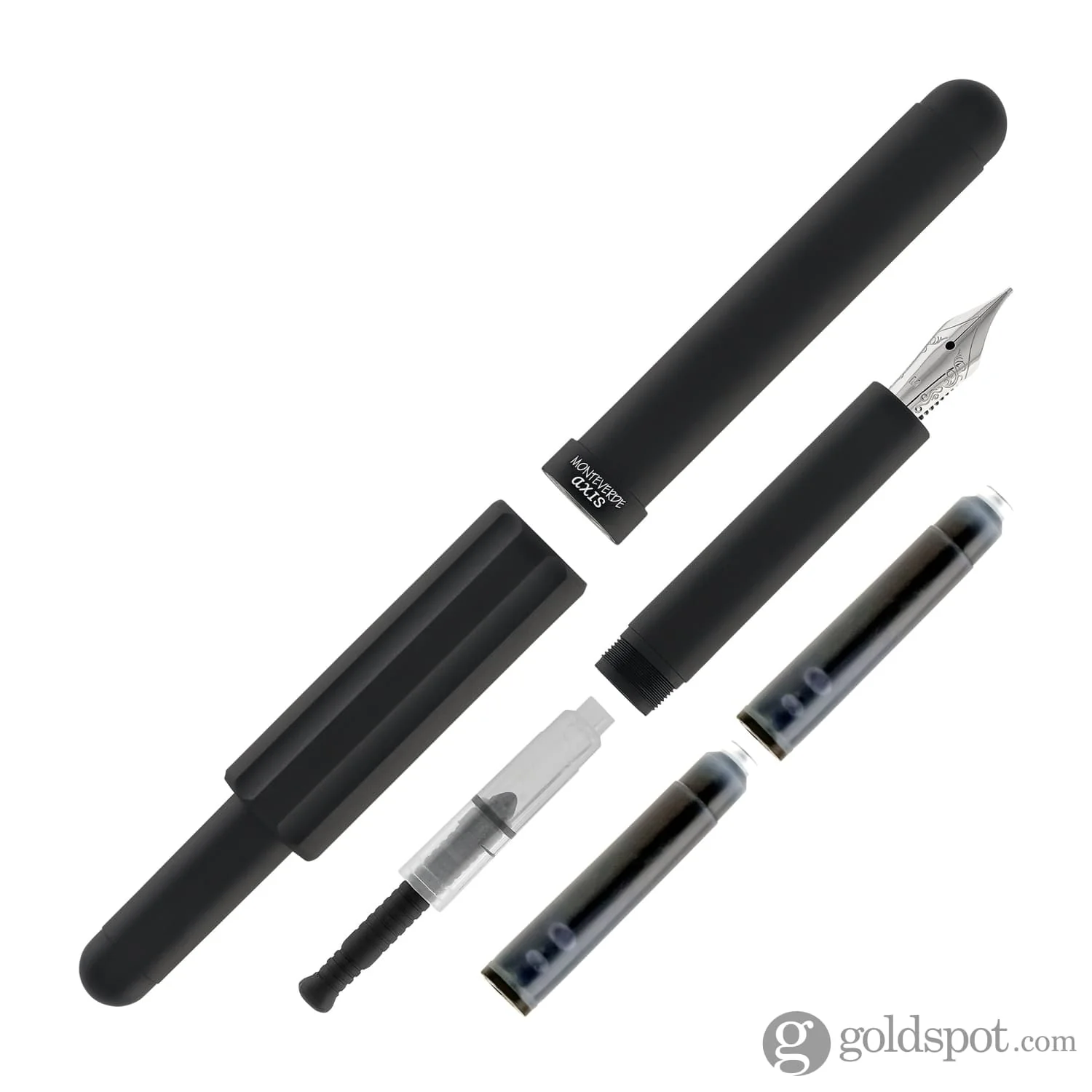 Monteverde Axis Fountain Pen in Black - Image 7