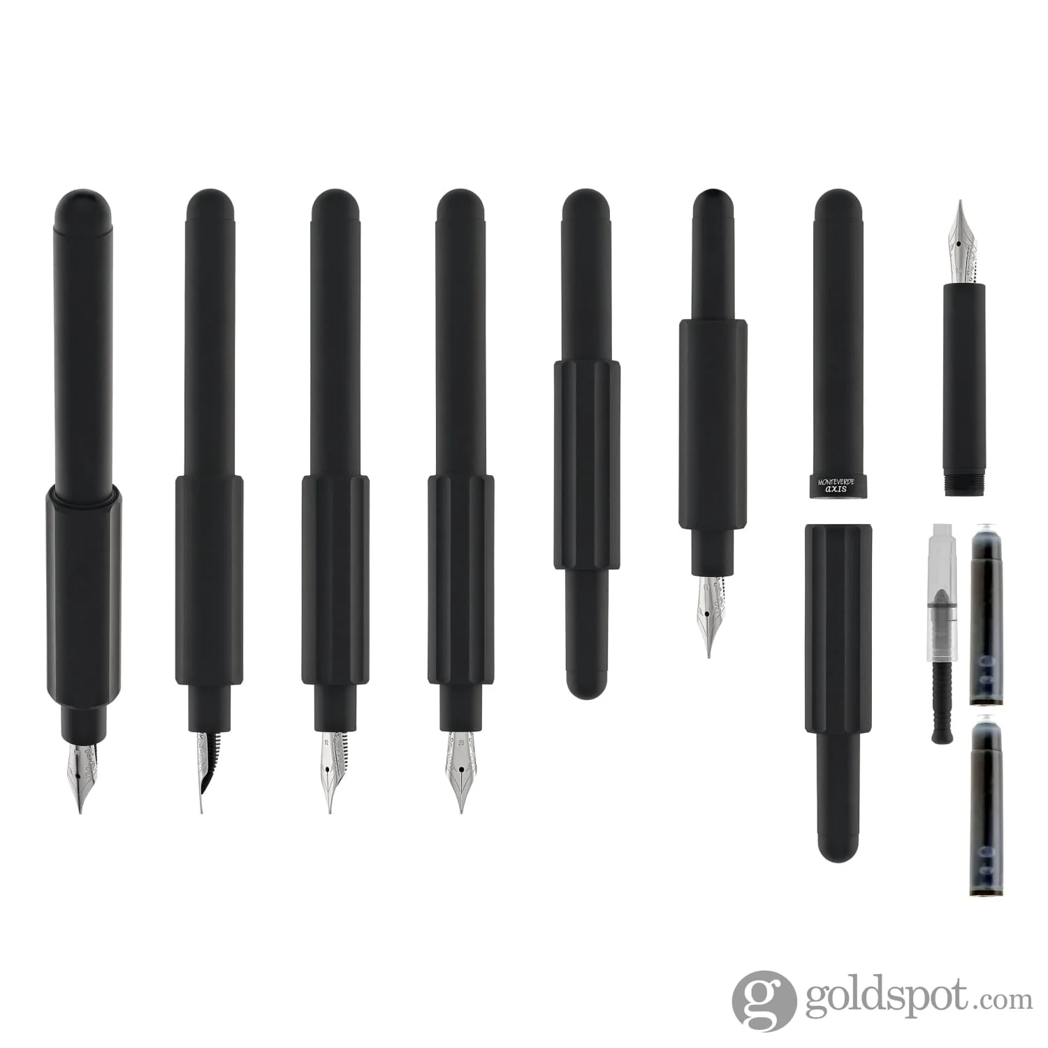 Monteverde Axis Fountain Pen in Black - Image 8