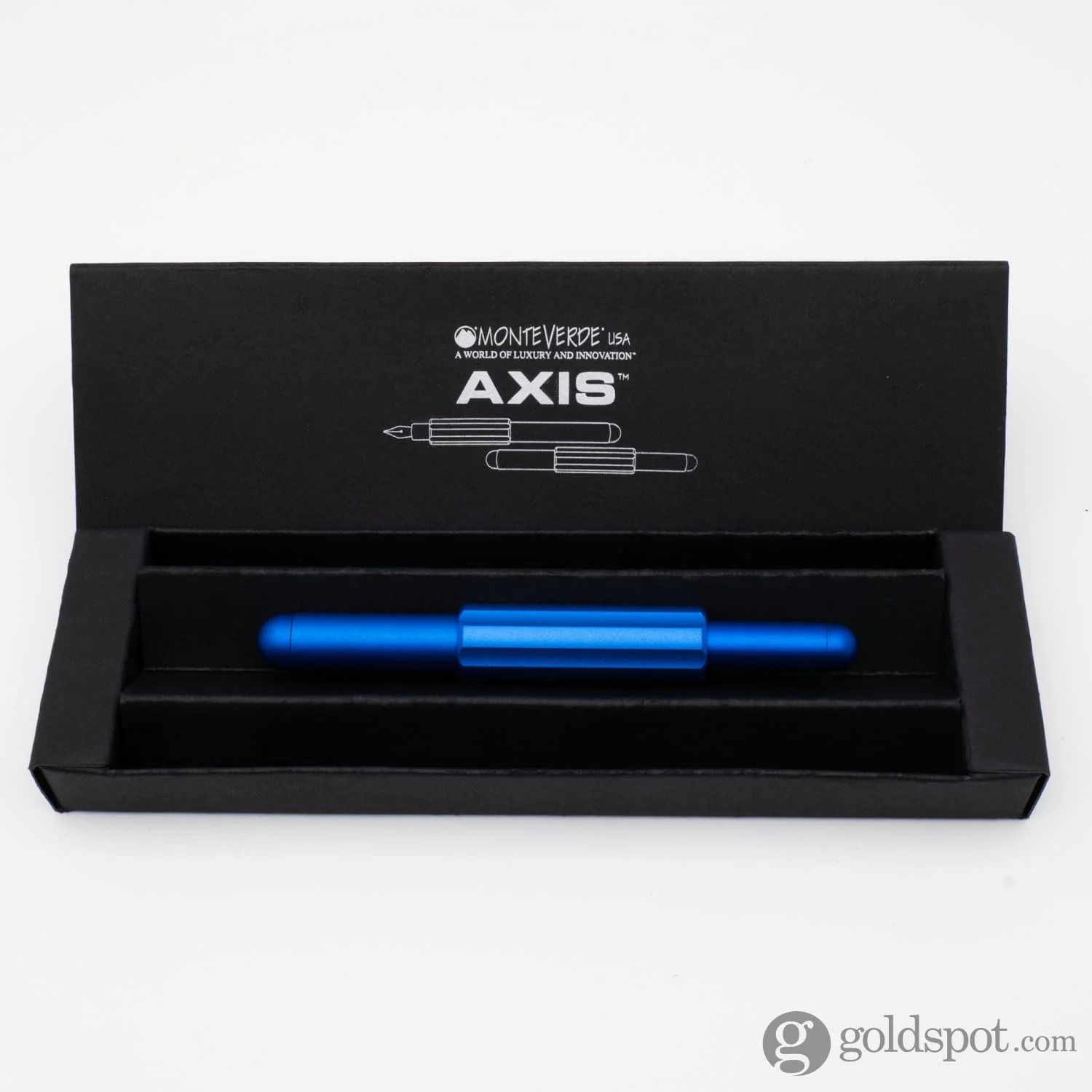Monteverde Axis Fountain Pen in Blue - Image 9