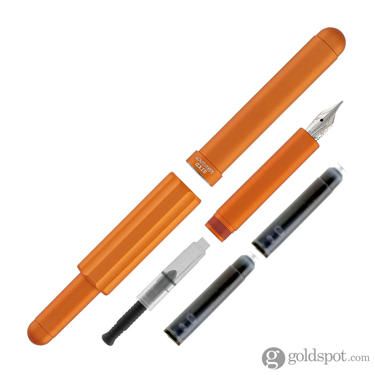 Monteverde Axis Fountain Pen in Orange - Image 7