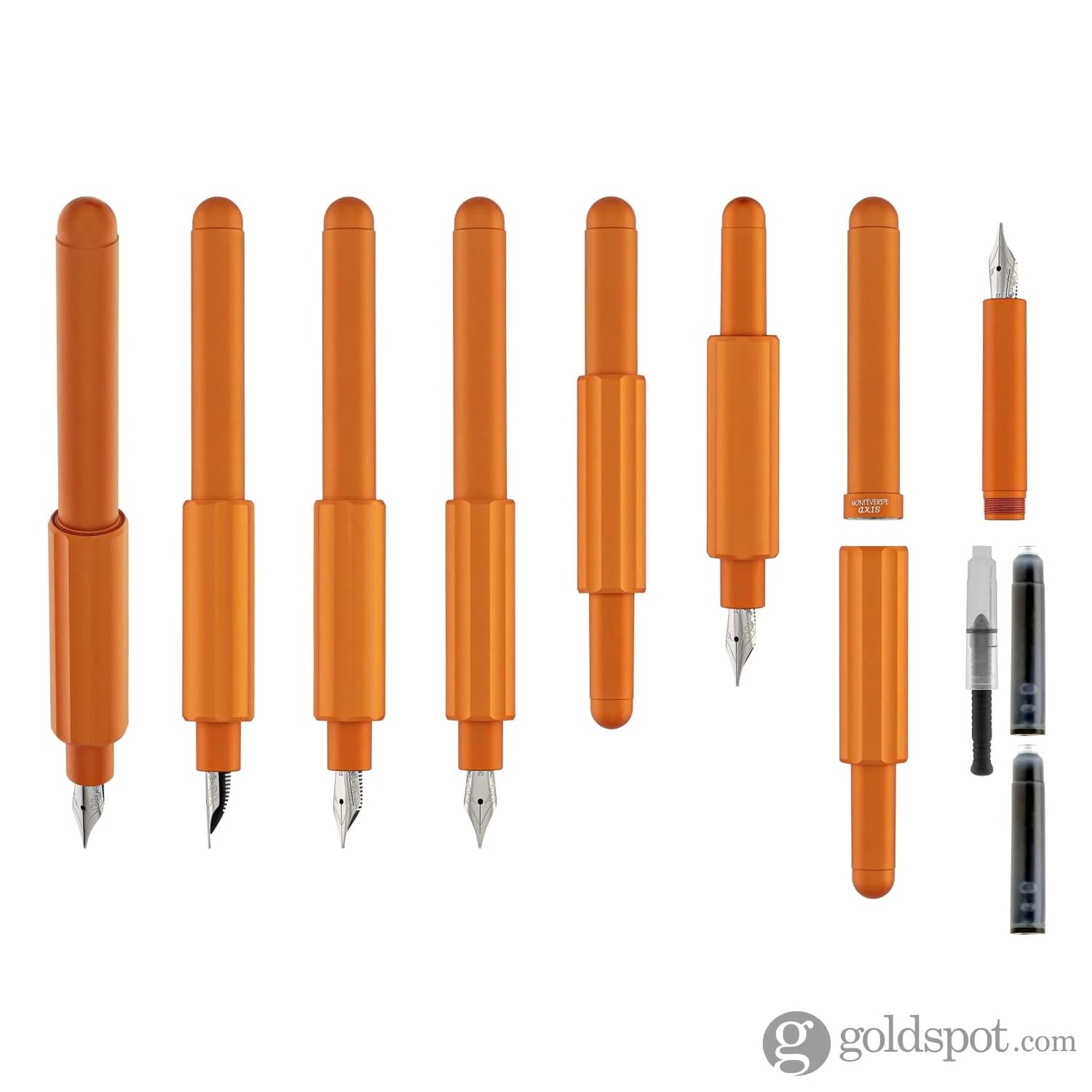 Monteverde Axis Fountain Pen in Orange - Image 8