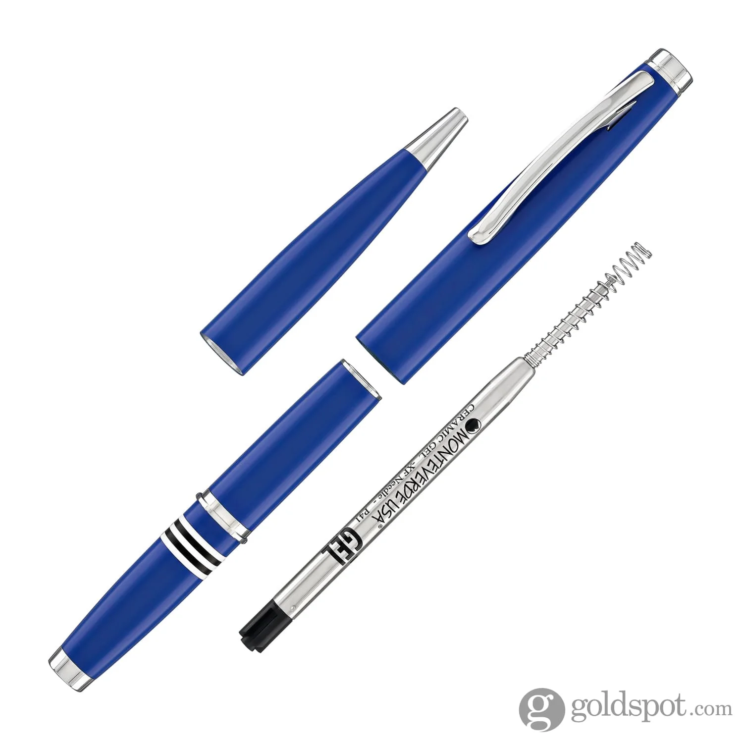 Monteverde Dakota Gel Pen in Airforce Matte Blue - Image 8