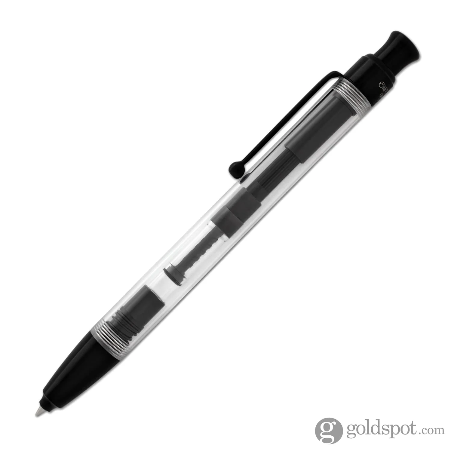 Monteverde Engage One Touch Ink Ball Pen in Clear Demonstrator - Image 3