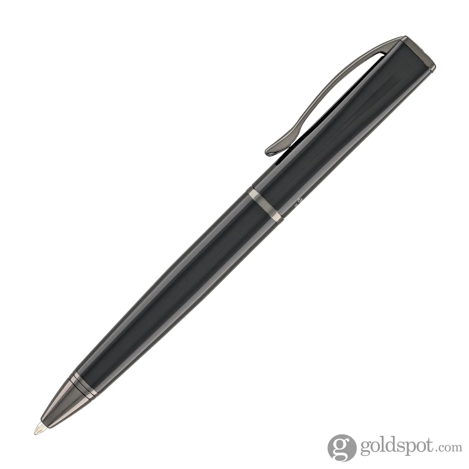 Monteverde Impressa Ballpoint Pen in Black with Gunmetal Trim - Image 3