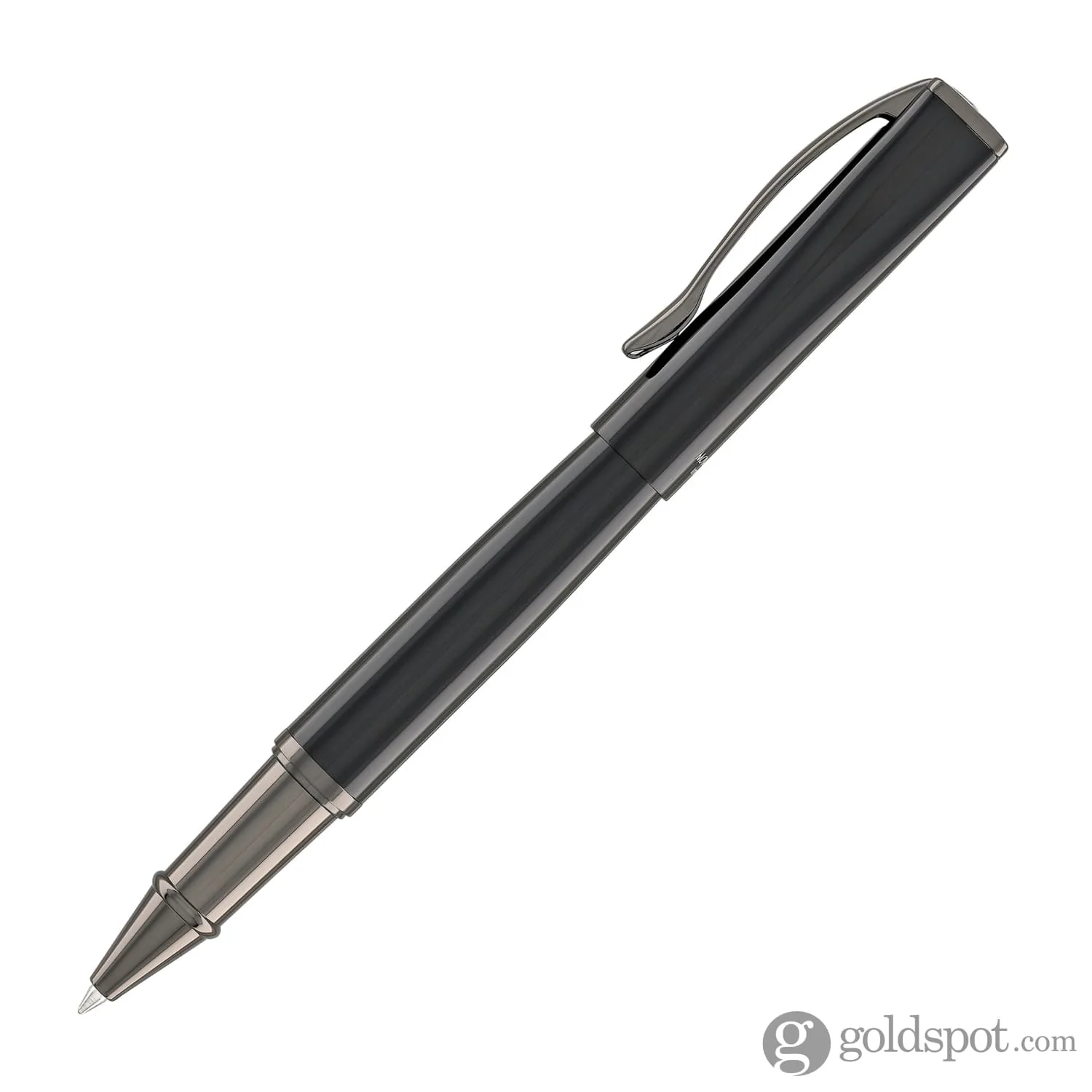 Monteverde Impressa Rollerball Pen in Black with Gunmetal Trim - Image 3