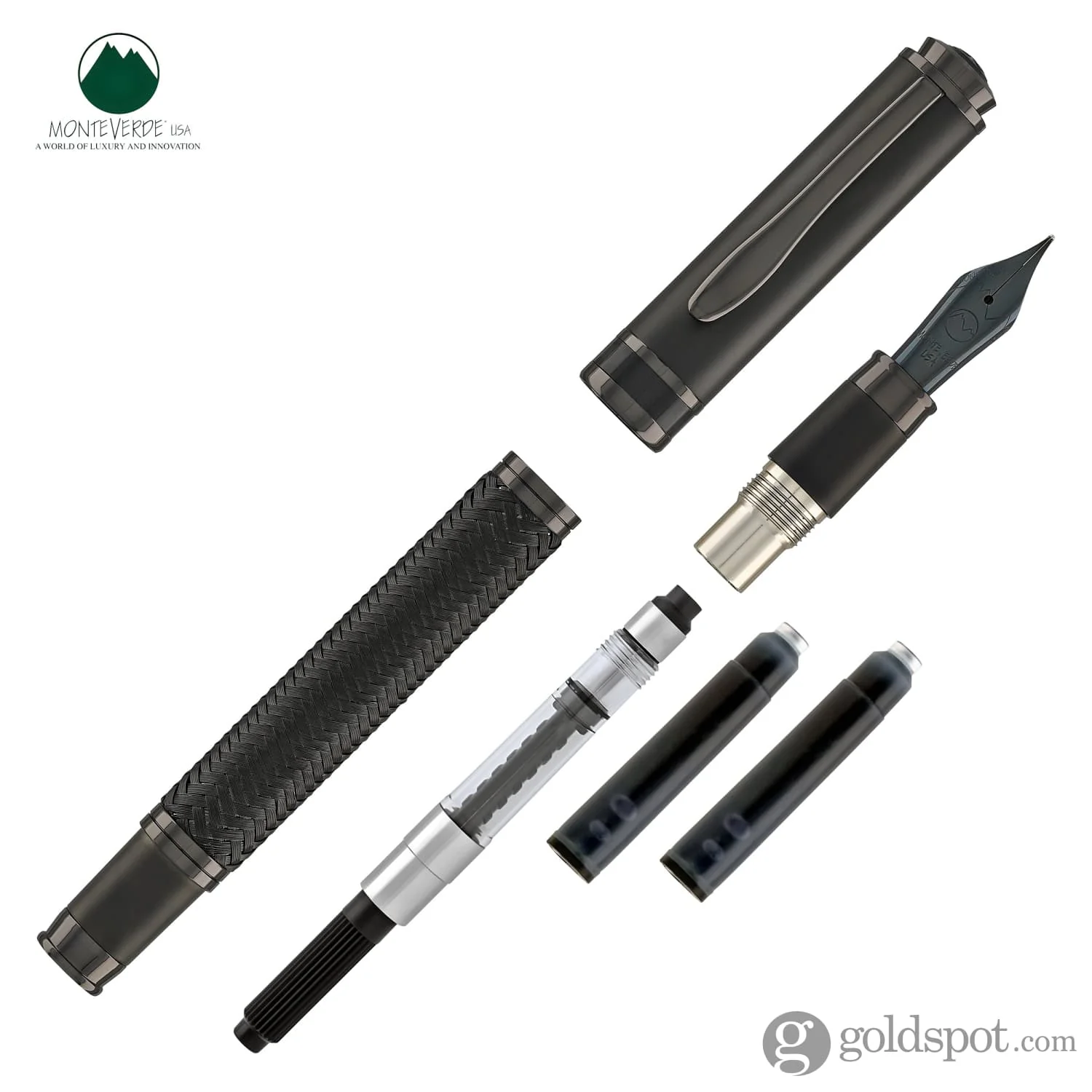 Monteverde Innova Formula M Fountain Pen in Black - Image 7