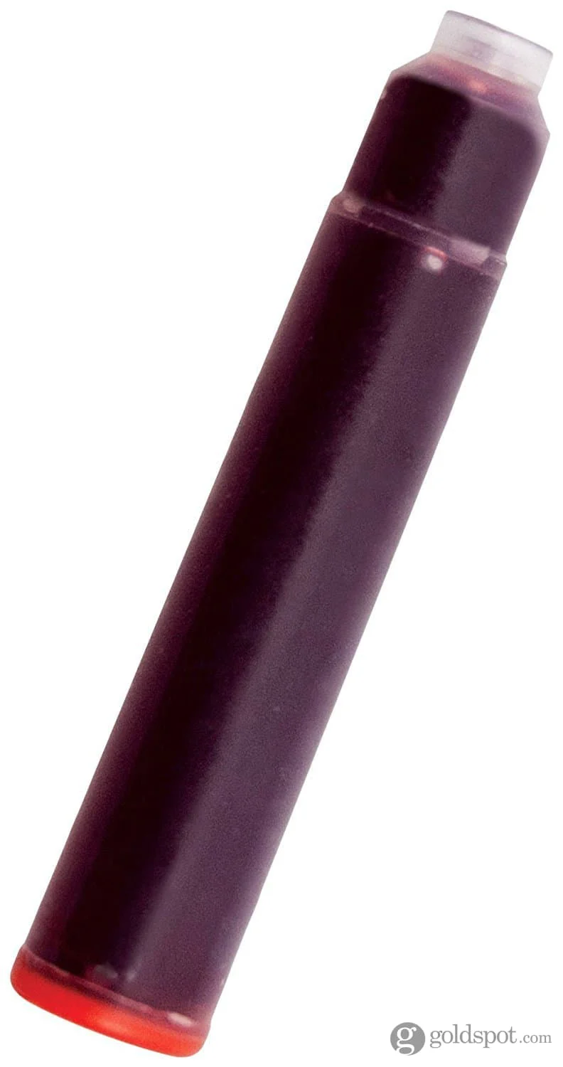 Monteverde Ink Cartridges International Size in Red - Pack of 6 - Image 2