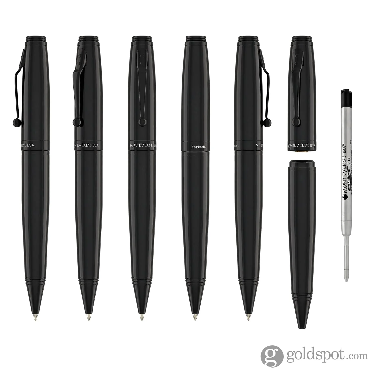 Monteverde Invincia Ballpoint Pen in Stealth Black - Image 6
