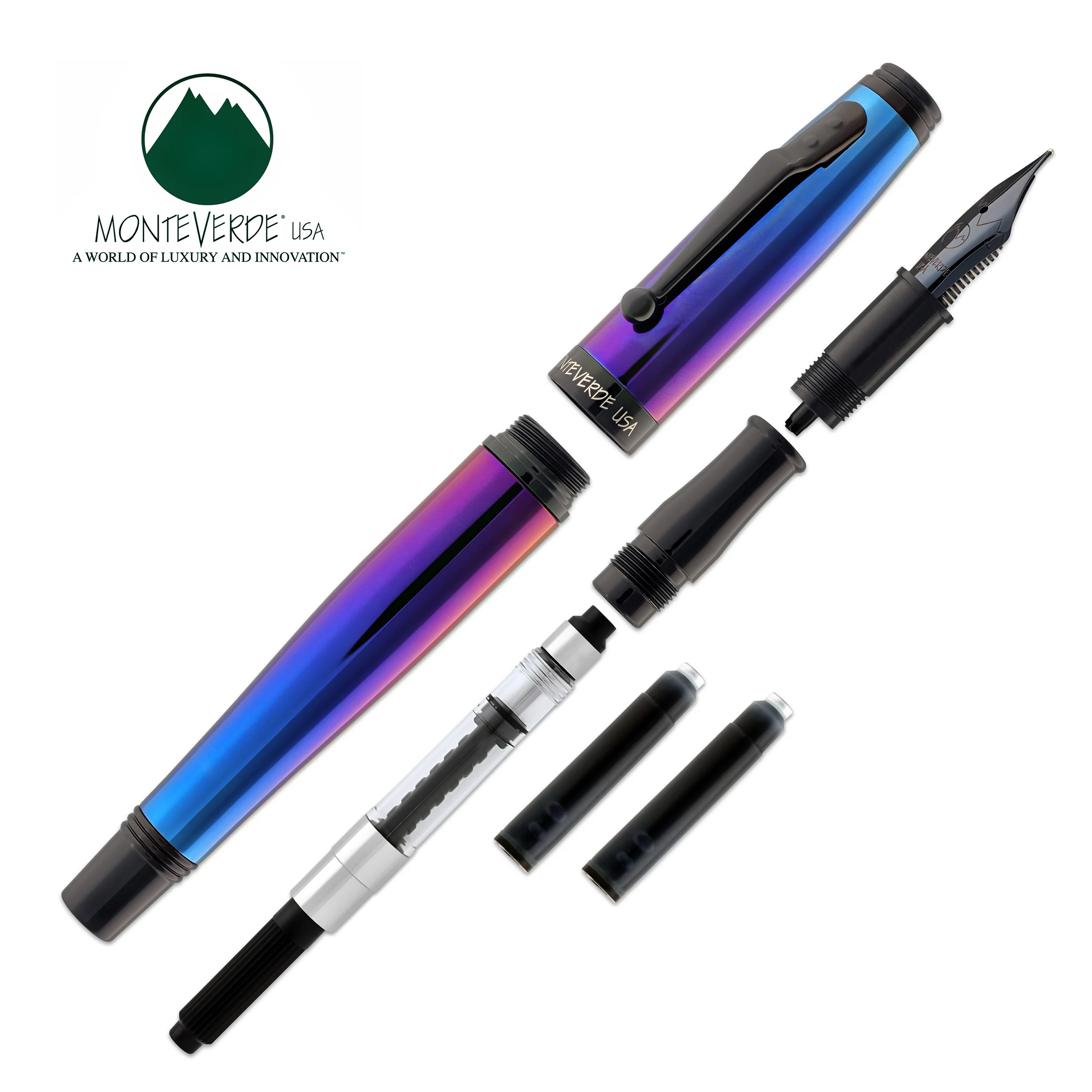 Monteverde Invincia Fountain Pen in Nebula - Image 3