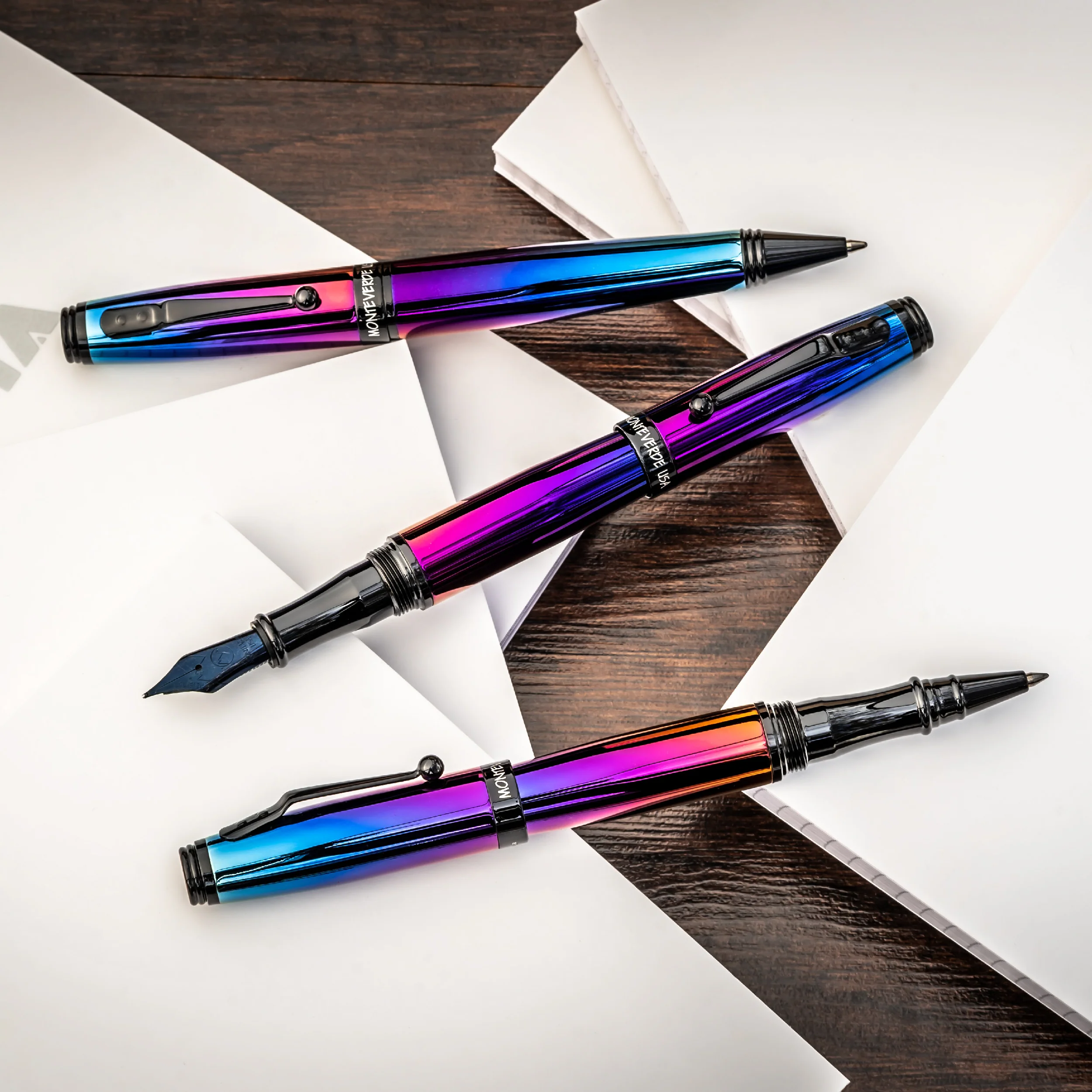 Monteverde Invincia Fountain Pen in Nebula - Image 5