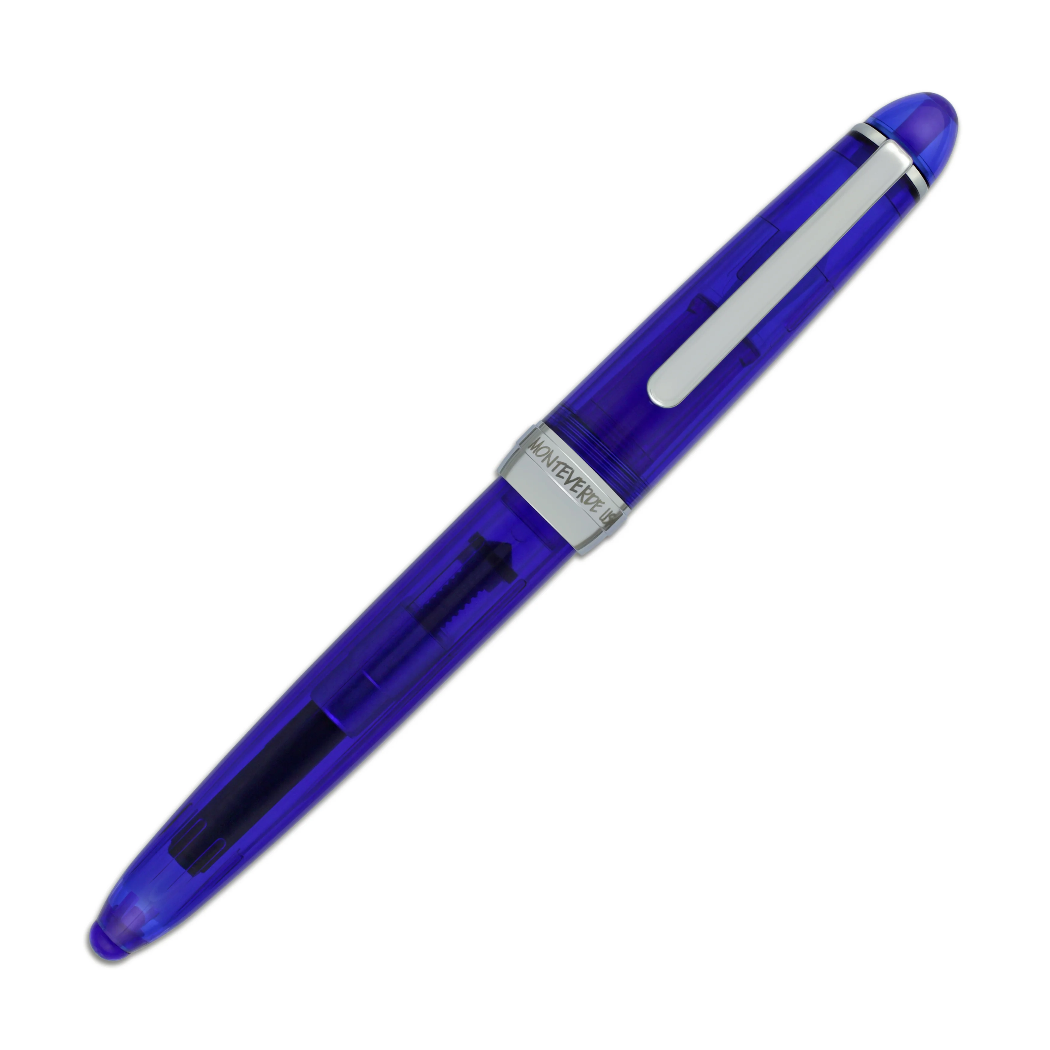 Monteverde Monza Fountain Pen in Blue - Fine, Medium and Omniflex Nibs - Pack of 3 - Image 5