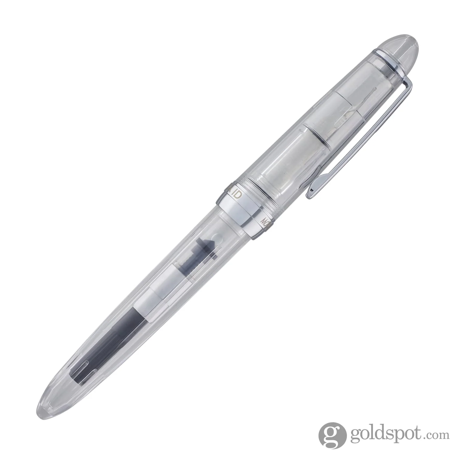 Monteverde Monza ID Fountain Pen in Clear - Calligraphy Set - Image 8