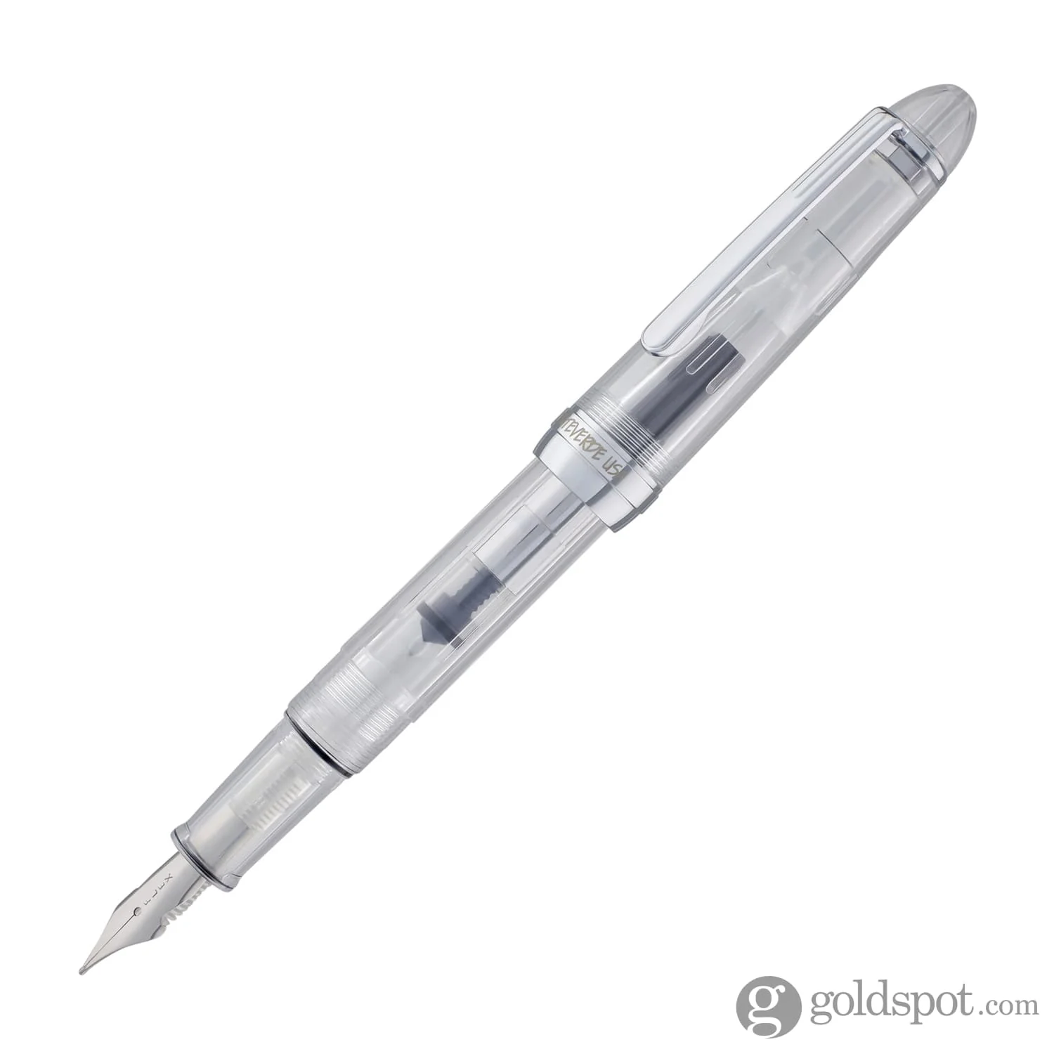 Monteverde Monza ID Fountain Pen Set in Clear - Flex Nib - Image 4