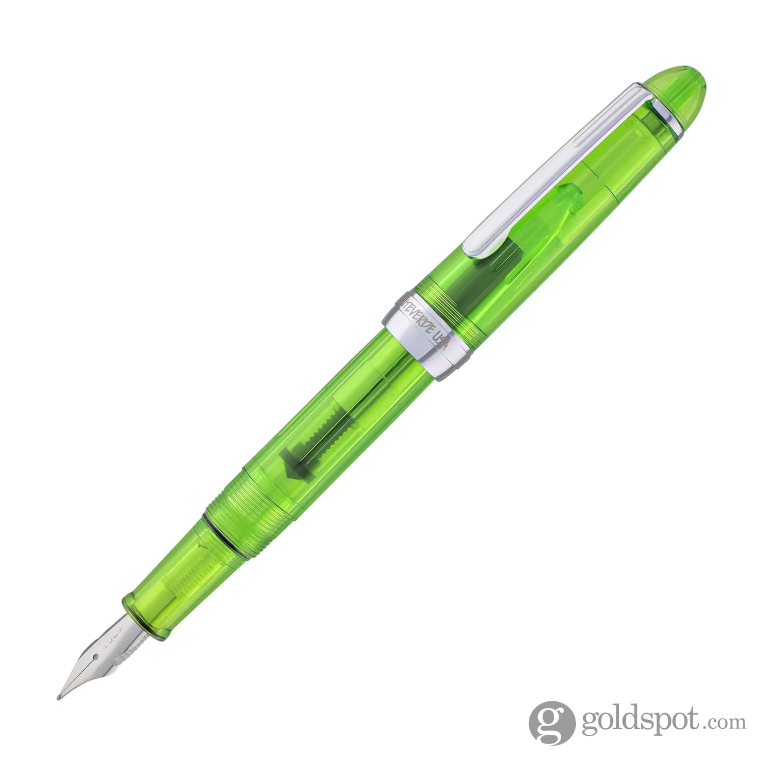 Monteverde Monza ID Fountain Pen in Green - Flex Nib - Image 4
