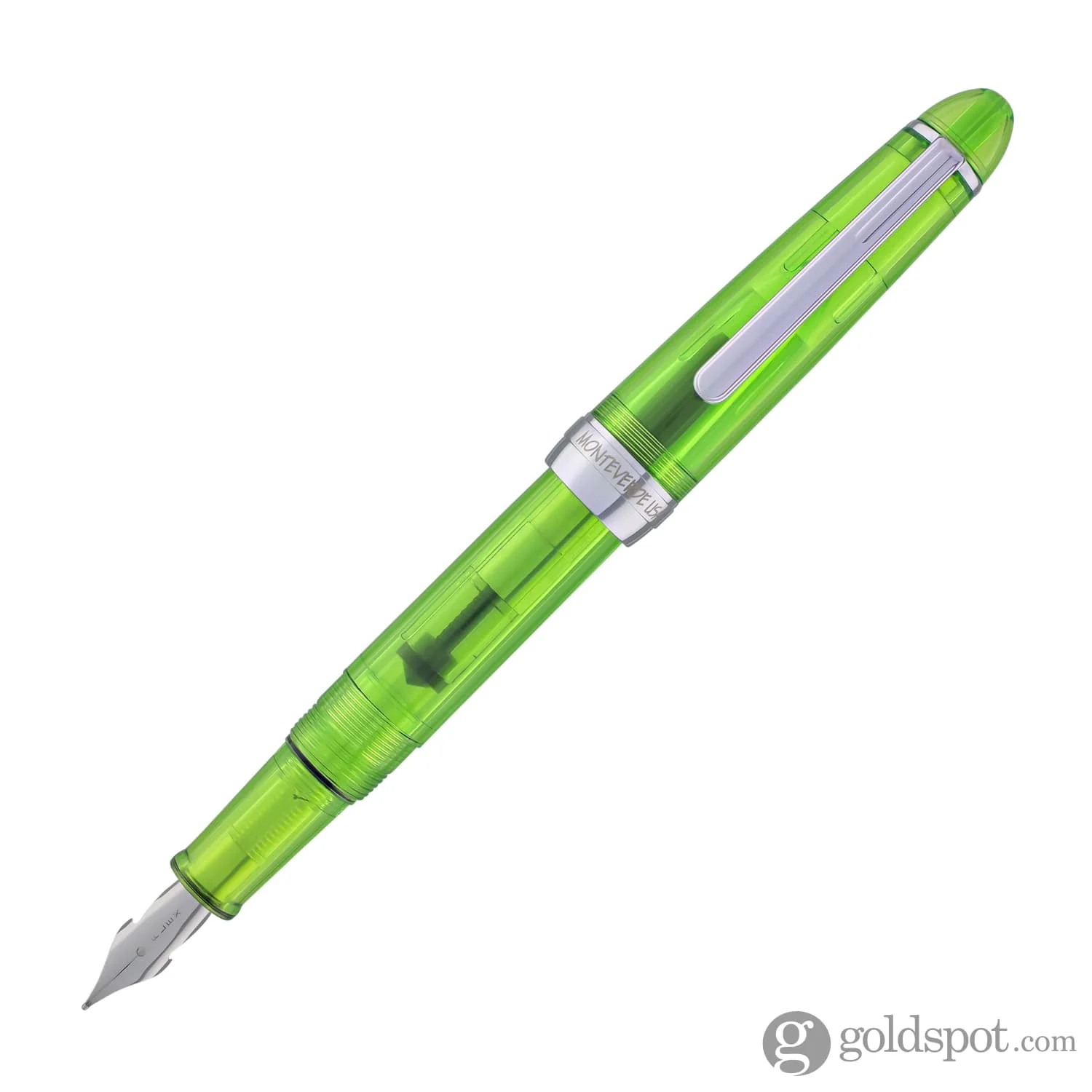 Monteverde Monza ID Fountain Pen Set in Green - Flex Nib - Image 3