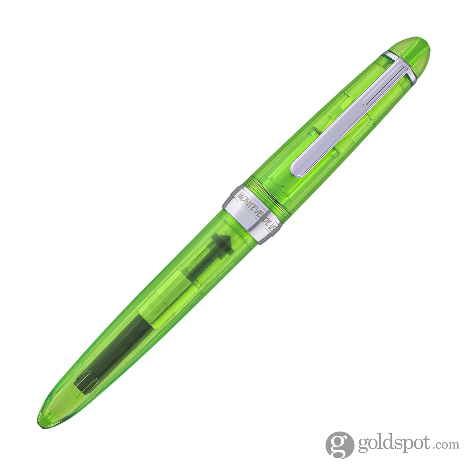 Monteverde Monza ID Fountain Pen Set in Green - Flex Nib - Image 6