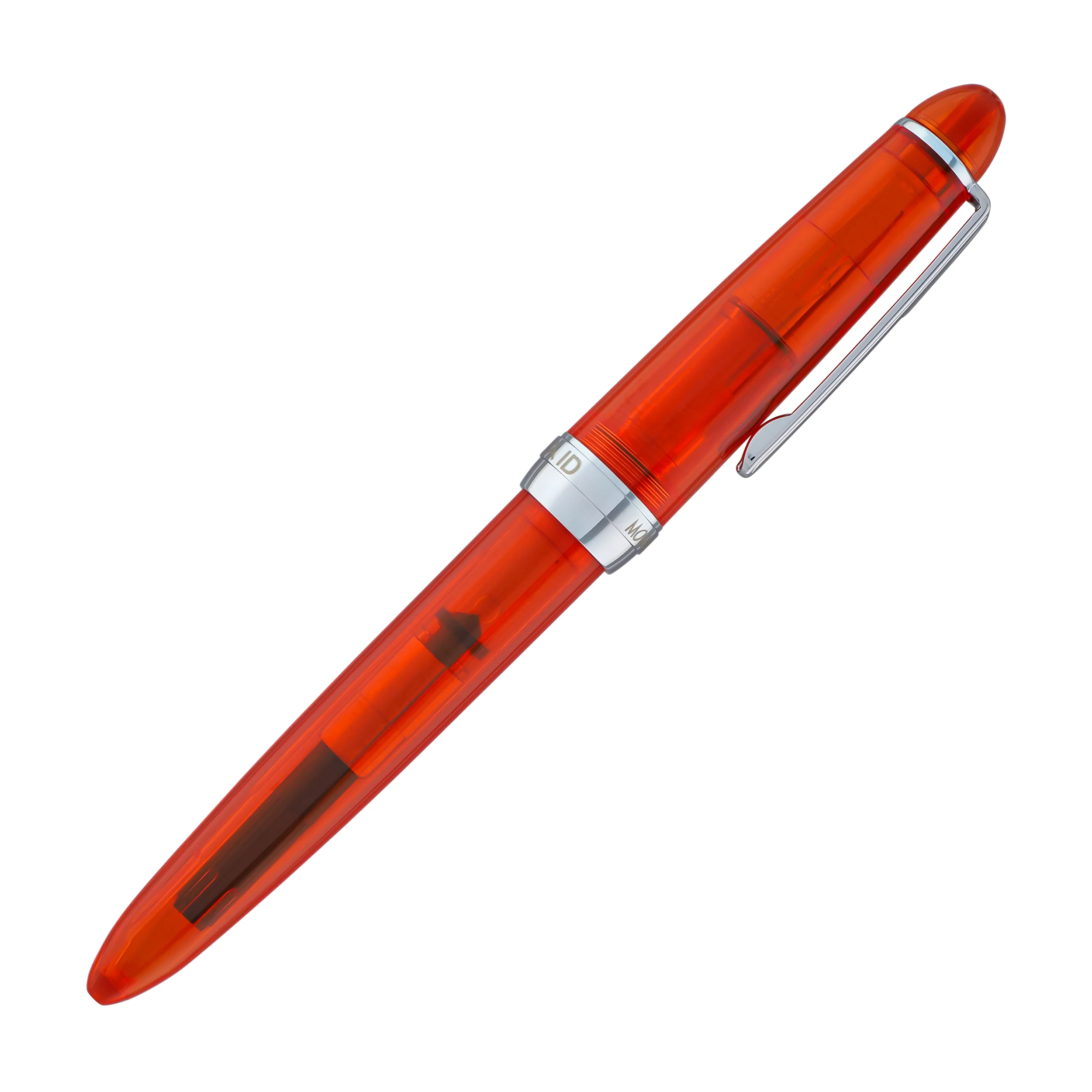 Monteverde Monza ID Fountain Pen in Orange - Flex Nib - Image 8