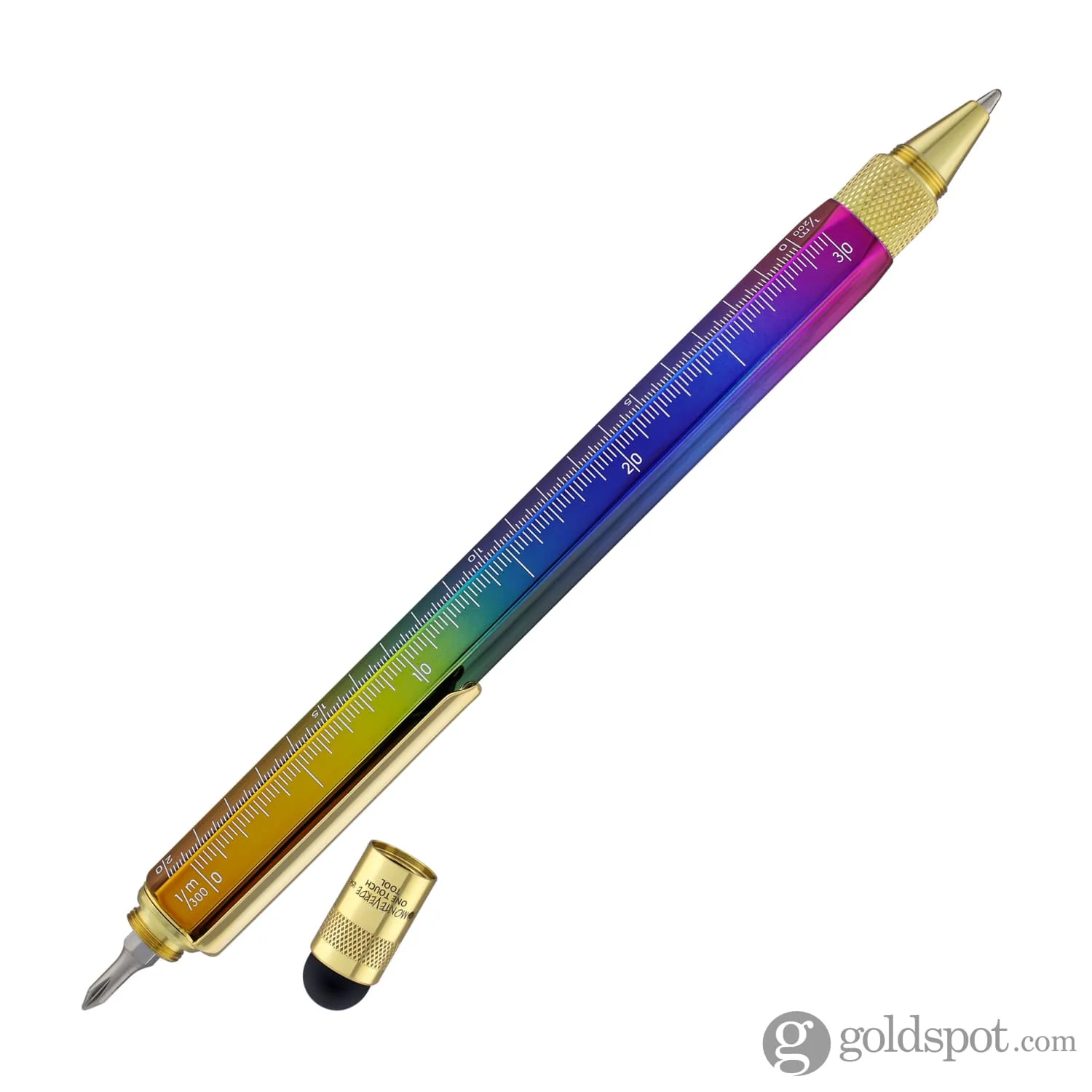 Monteverde One Touch Stylus Tool Ballpoint Pen in Rainbow - Image 4