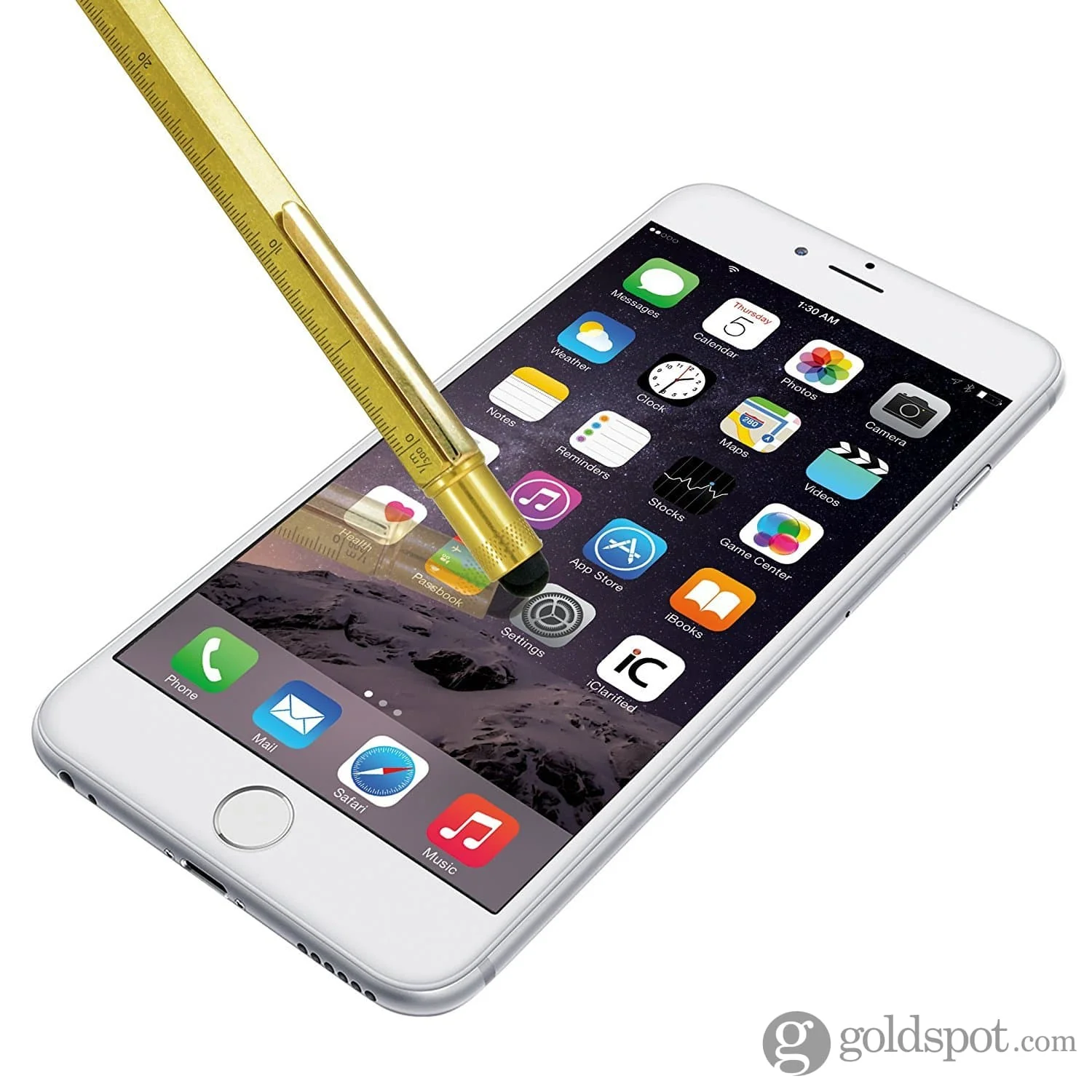 Monteverde One Touch Stylus Tool Ink Ball Pen in Brass - Image 4