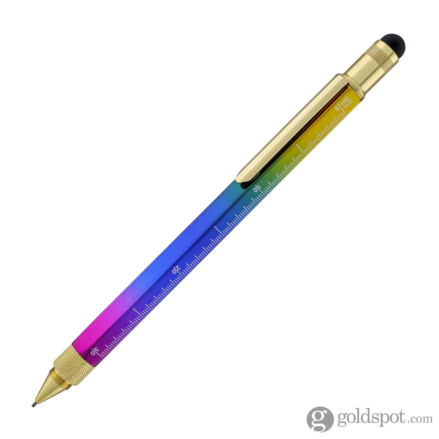 Monteverde One Touch Stylus Tool Mechanical Pencil in Rainbow - 0.9mm - Image 2